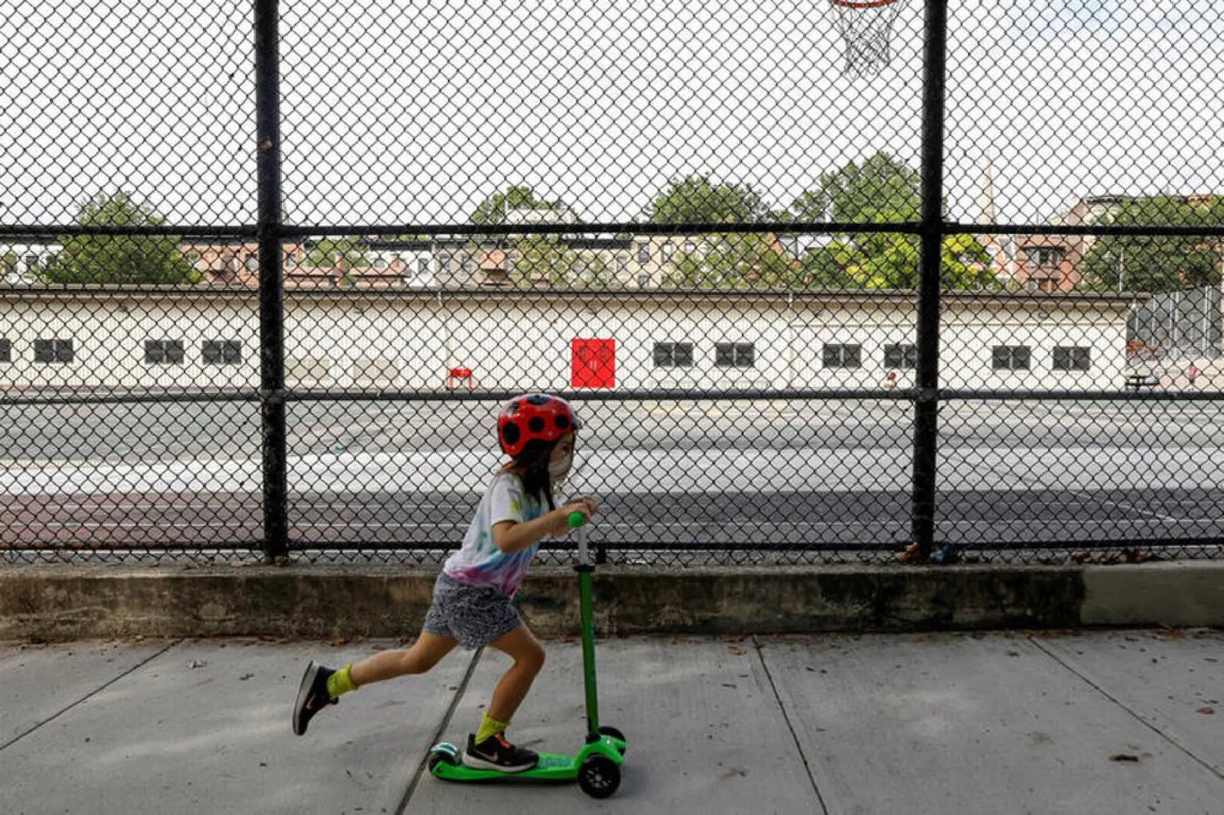 New York Public School 321 is seen closed in the Park Slope neighbourhood in Brooklyn, New York, U.S., August 7, 2020