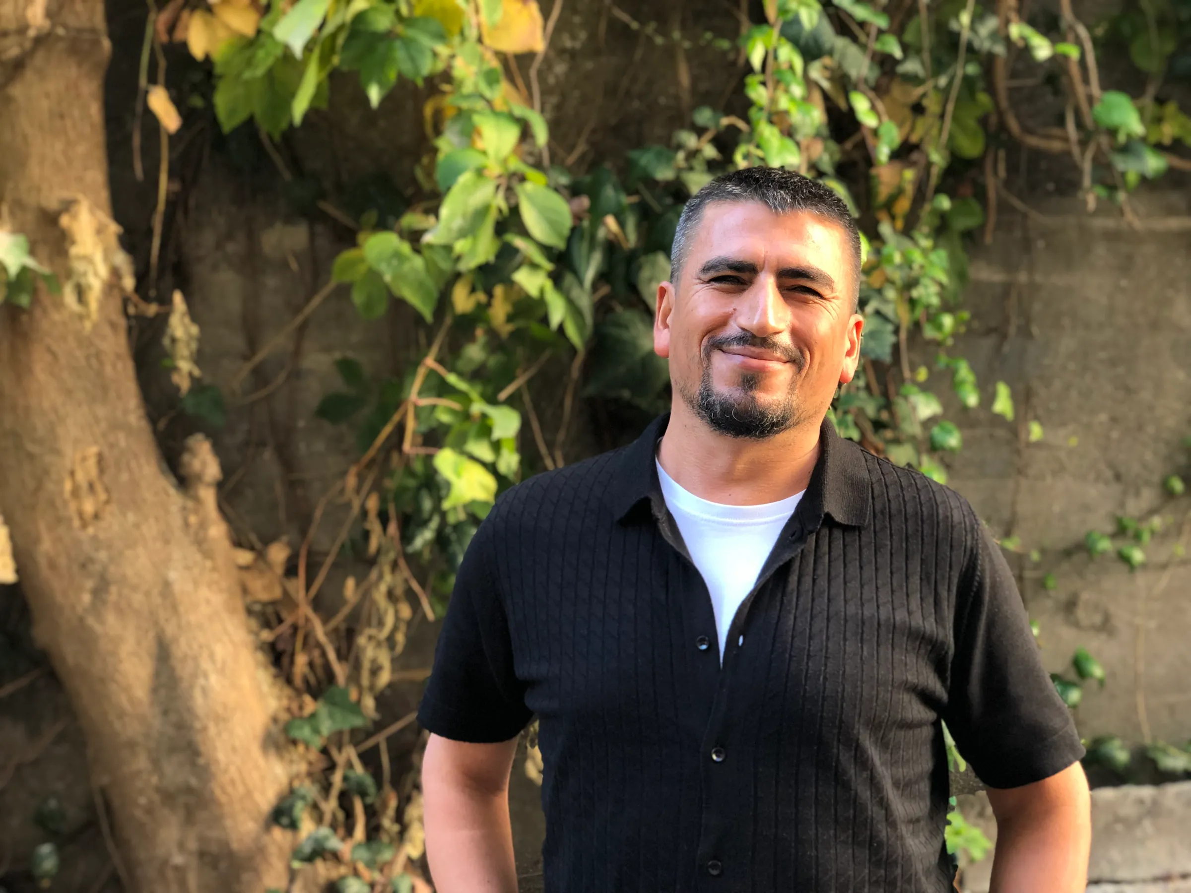 Haris Yardımcı, who volunteers with the LGBTQ+ rights group SPoD in Turkey, poses for a photo in Istanbul, Turkey Nov. 15, 2025. Yardımcı says solidarity among the community helps it to survive. İzot Ergün/Handout via 