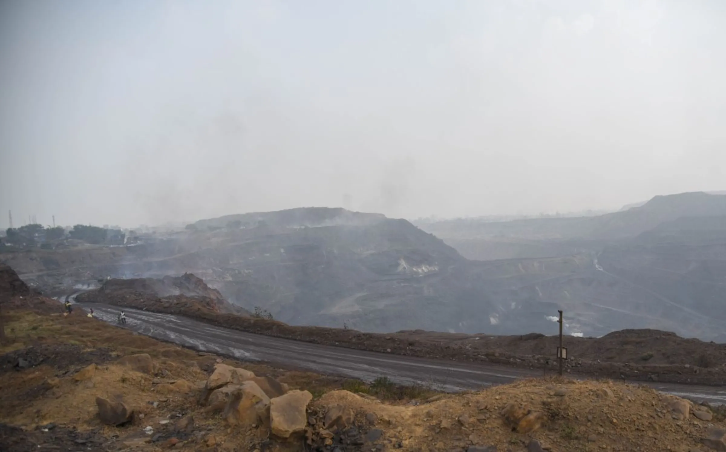 An opencast mine at Jharia coalfield, India, November 11, 2022. Thomson Reuters Foundation/Tanmoy Bhaduri