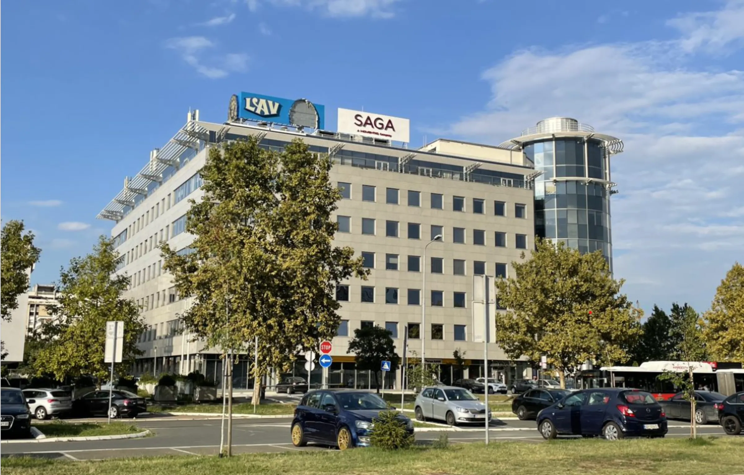 The Belgrade office for Saga, the company which worked with the Serbian government to build its Social Card system. August 10 2023