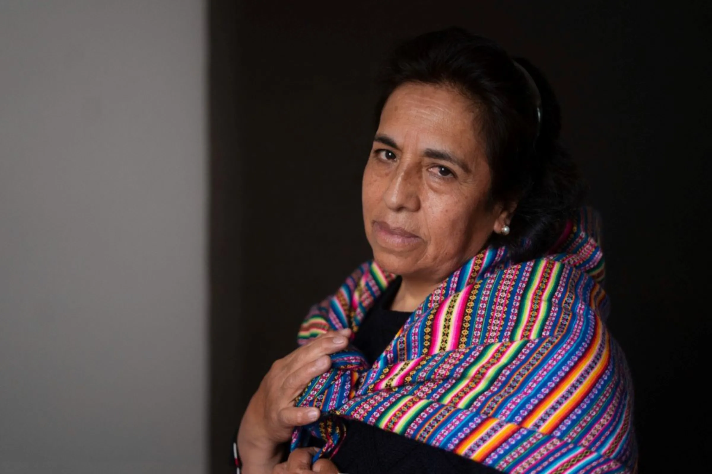 Peruvian environmental campaigner, Yolanda Zurita, a petitioner in the La Oroya case. October 11 2022. Julieta Bugacoff/Interamerican Association for Environmental Defense (AIDA)/Handout via Thomson Reuters Foundation
