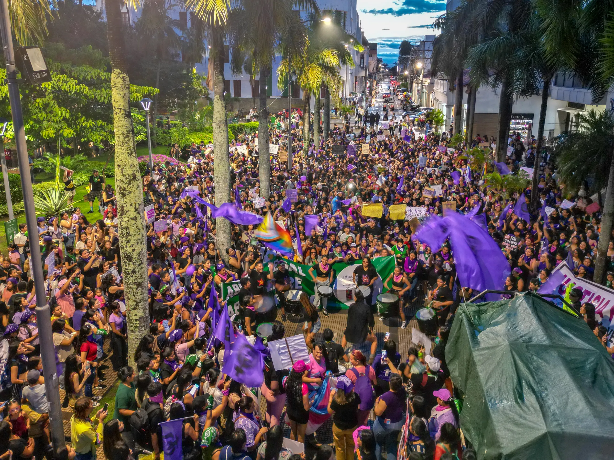 International Women Day march against gender violence in Santa Cruz de la Sierra, Bolivia. March 8, 2025. Thomson Reuters Foundation/Tanel Tilk