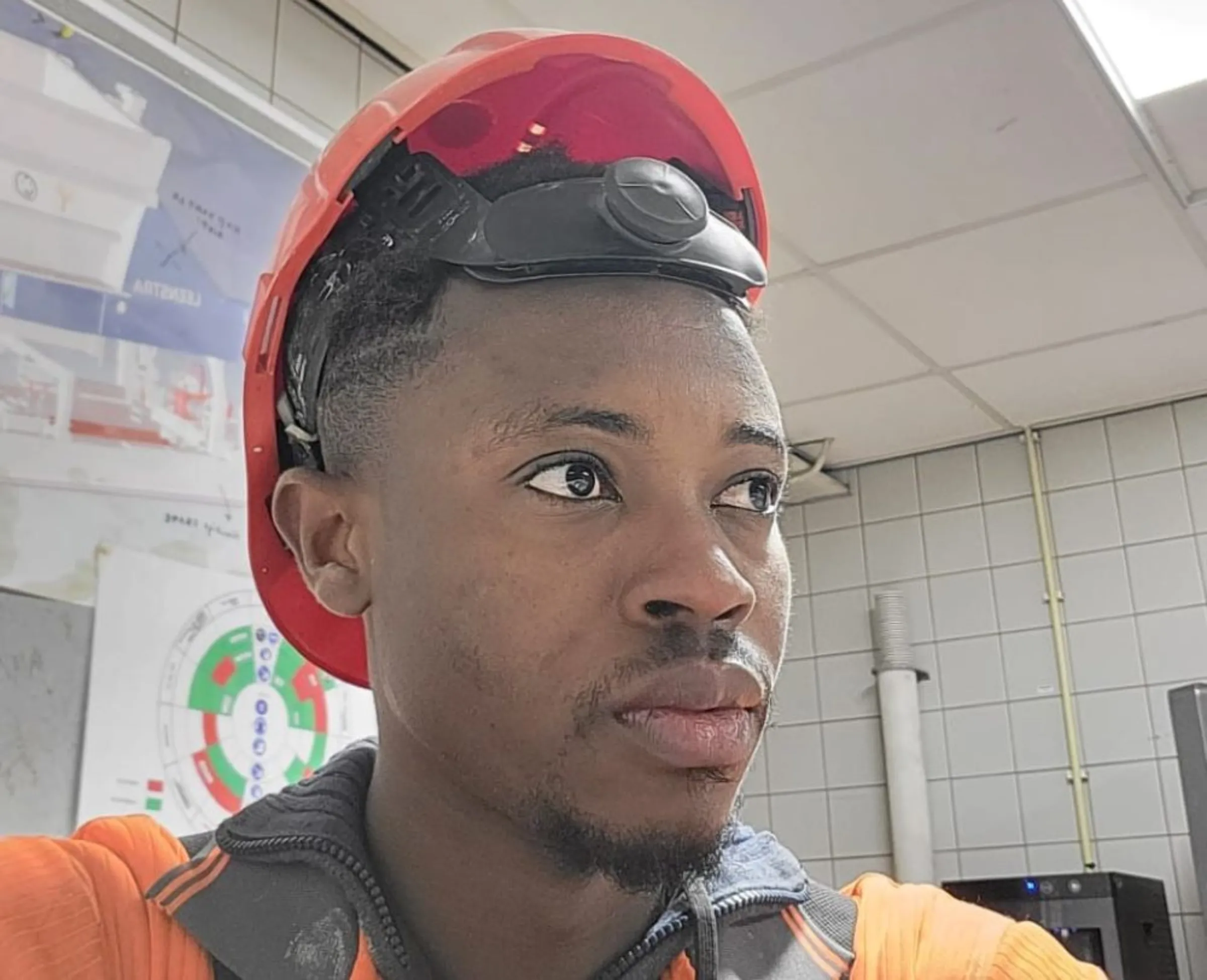 Ghanaian medical student Kumi Bright fled Ukraine when the war started and is currently working for a construction company in the Netherlands so he can save money to resume his education