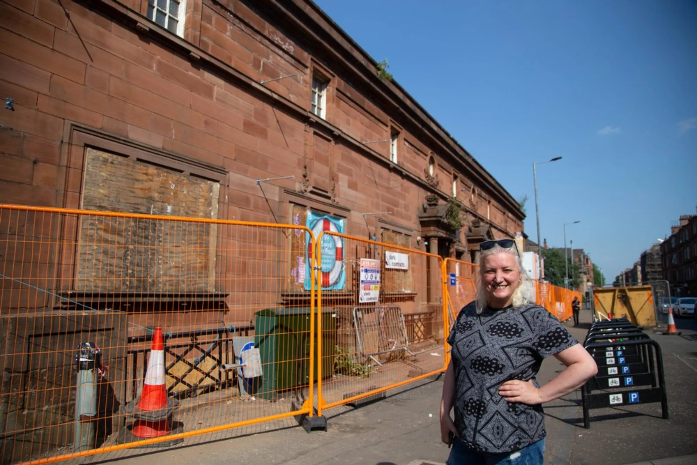 Fatima Uygun, who manages the Govanhill Baths Community Trust, invested into a solar panel installation for Glendale Primary School in Glasgow, and will see her stake returned – and get a voice in how profits from it are spent in the community - as the project pays for itself in Glasgow, United Kingdom, July 21, 2021