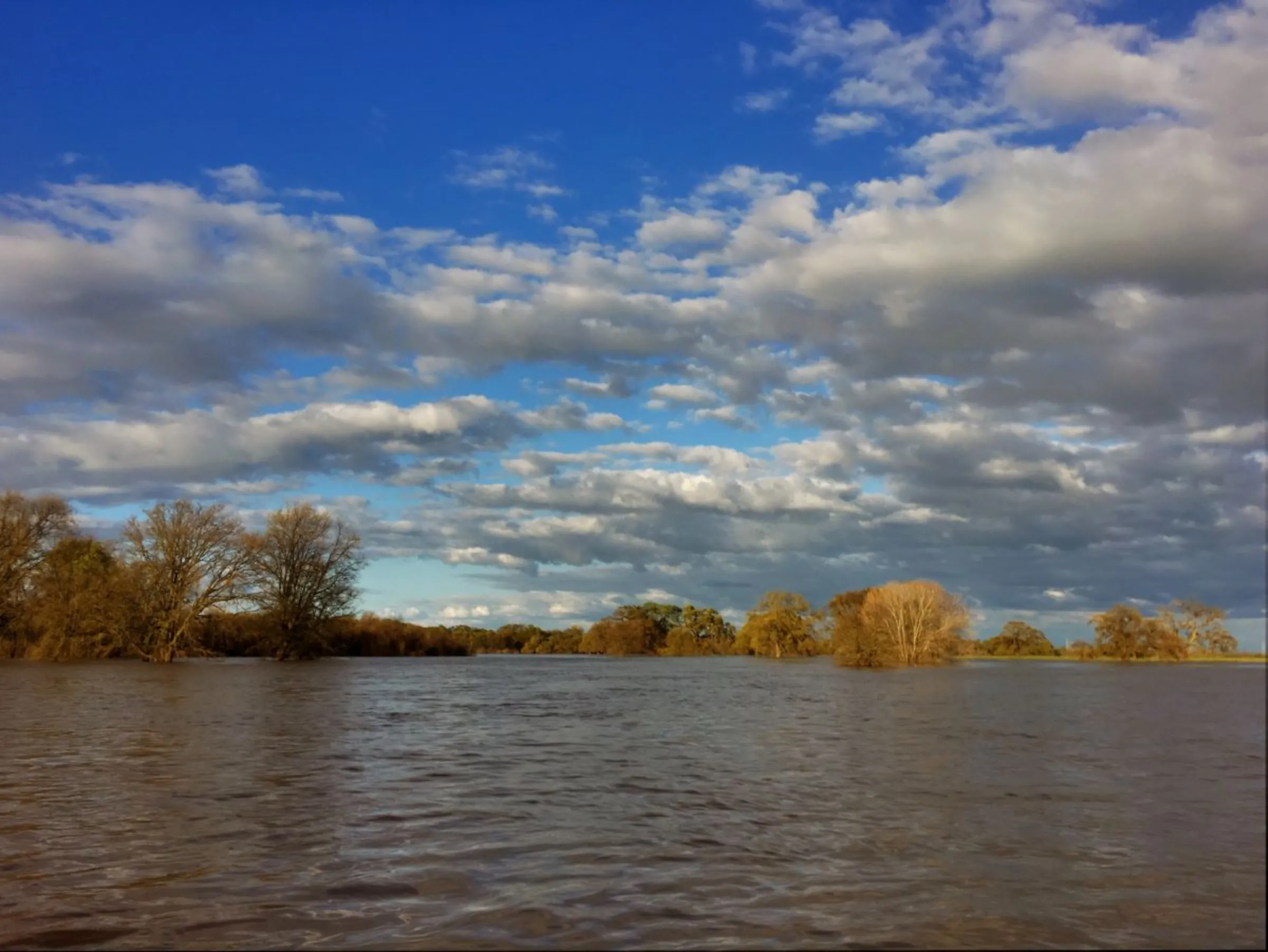 The Cosumnes River floods in northern California in 2018. Cosumnes Coalition/Handout via Thomson Reuters Foundation