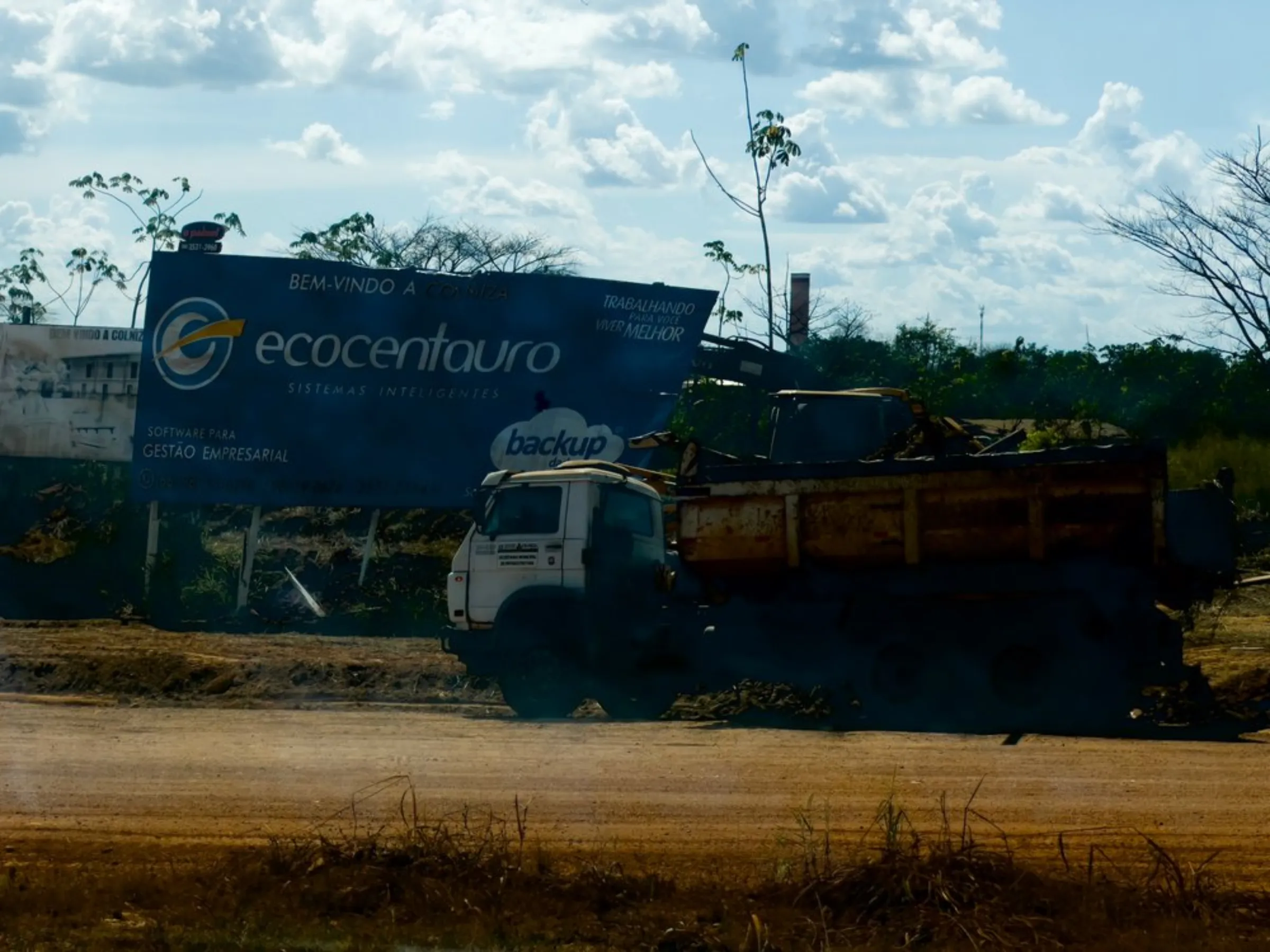 A truck drives along the highway in Colniza, in the state of Mato Grosso, Brazil, May 30, 2022
