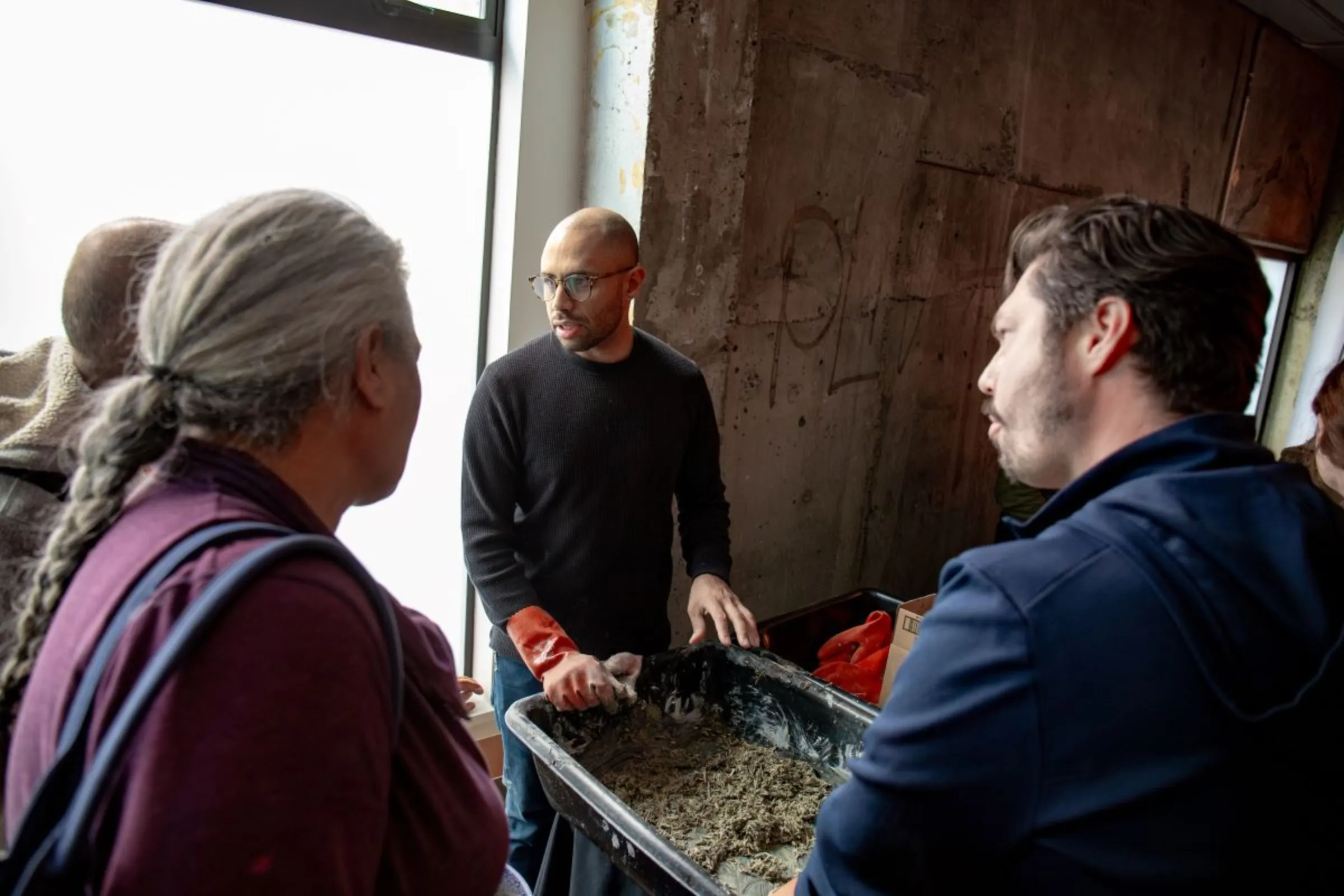 Participants at a green jobs summit in September 2023 in Seattle. King County/Handout via Thomson Reuters Foundation