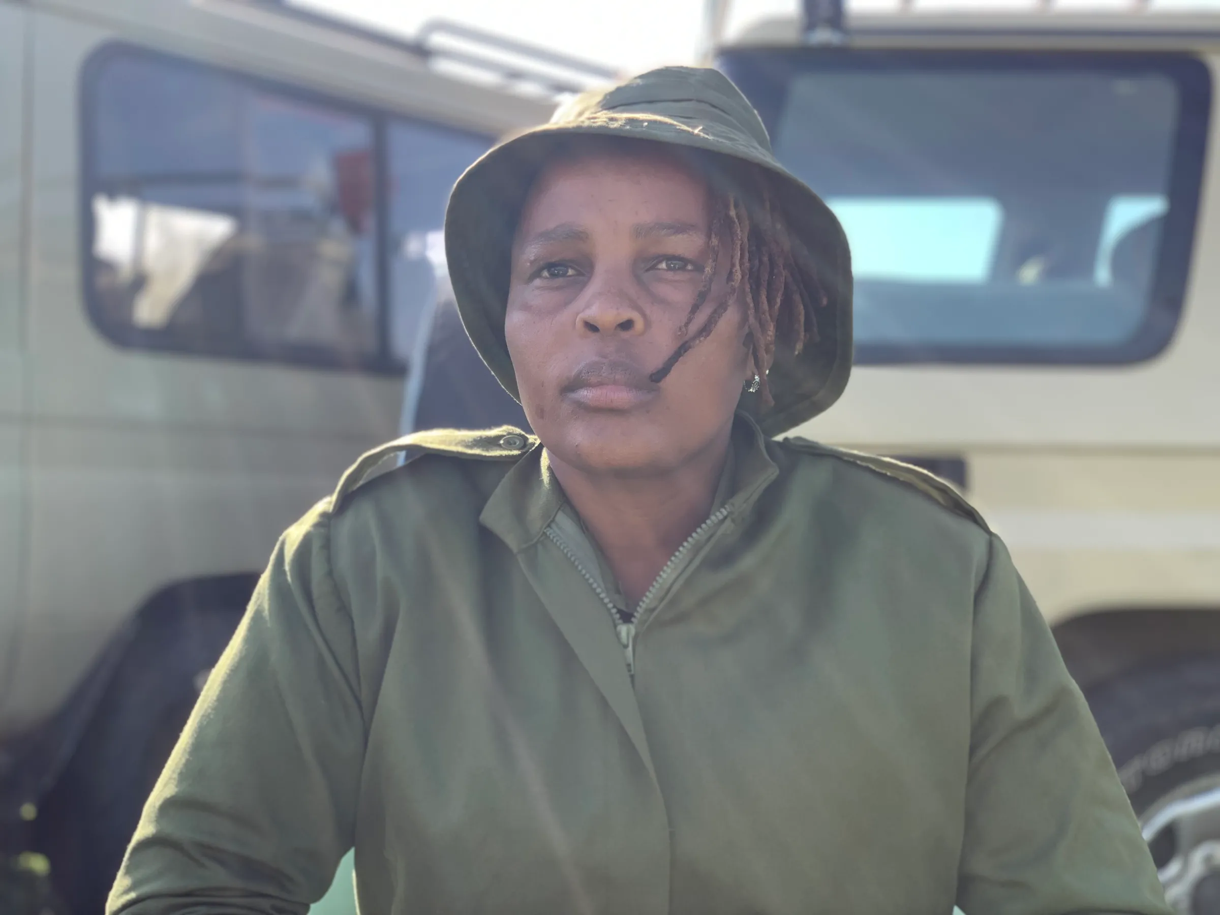 A Maasai ranger at Mara Siana Conservancy in Narok county, Kenya