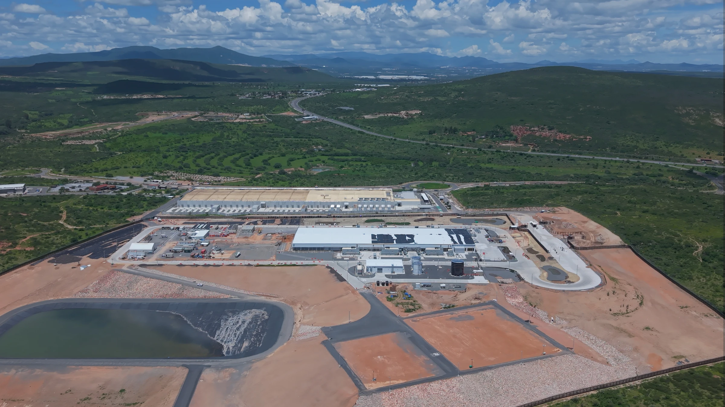 The Ascenty 2 data centre in Querétaro used by Microsoft in La Esperanza, Querétaro. July 27, 2025. Miguel Tovar/Thomson Reuters Foundation