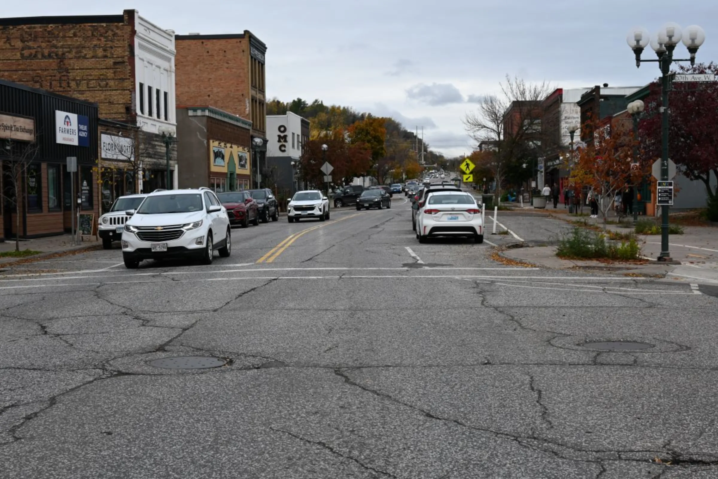 A neighborhood in Duluth, Minnesota, is preparing to host a pilot community geothermal project, seen October 22, 2023. Jodi Slick/Handout via Thomson Reuters Foundation