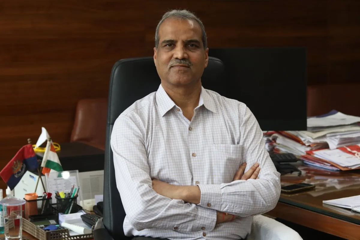 Suresh Kakani, additional commissioner of the Municipal Corporation of Greater Mumbai, poses for a photograph at his office in Mumbai, India, September 16, 2021
