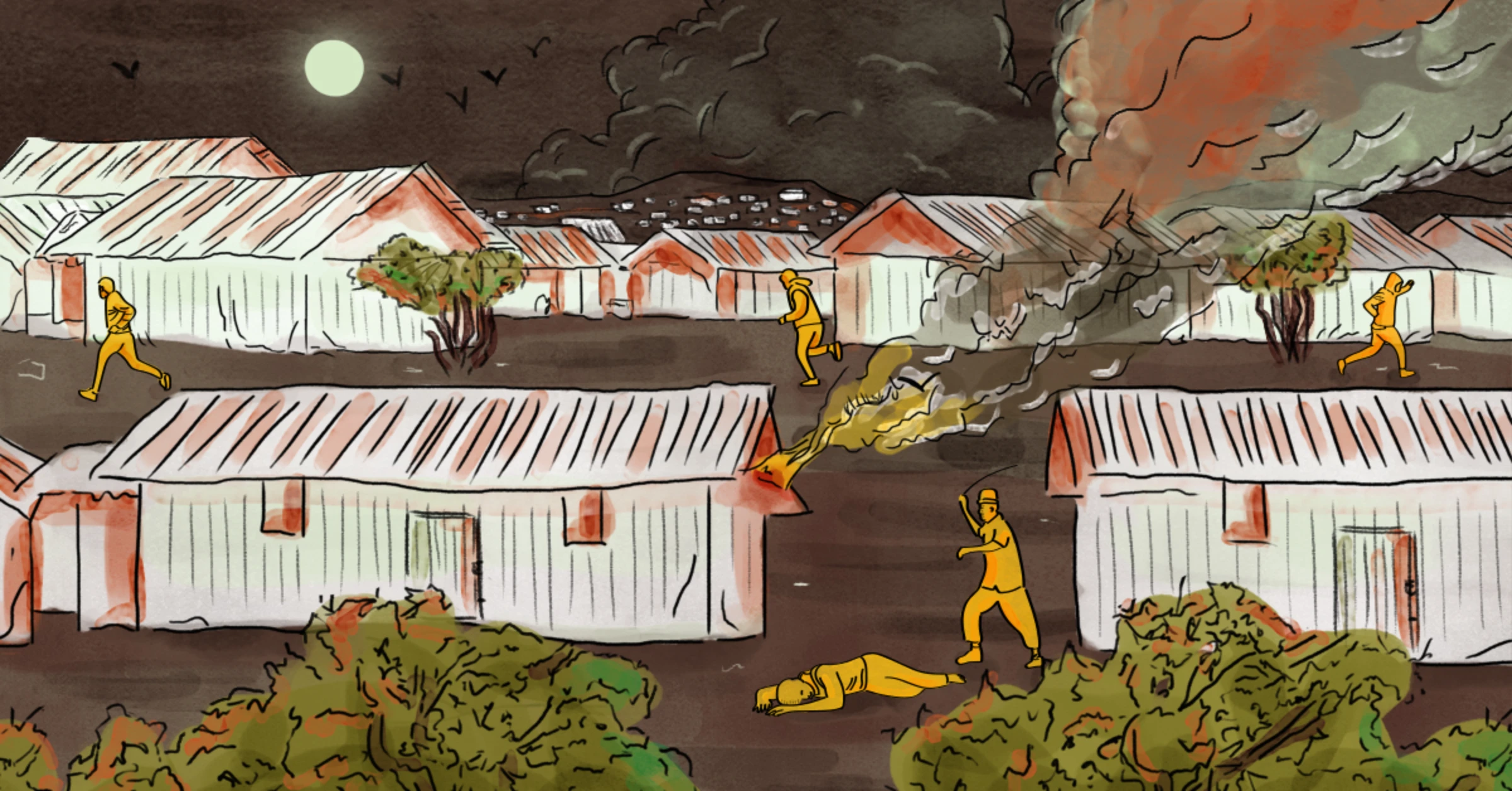 Kevin is one of dozens of asylum seekers who have reported being the target of escalating abuse at the Kakuma refugee camp, including fire being set to their shelters. Thomson Reuters Foundation/Karif Wat
