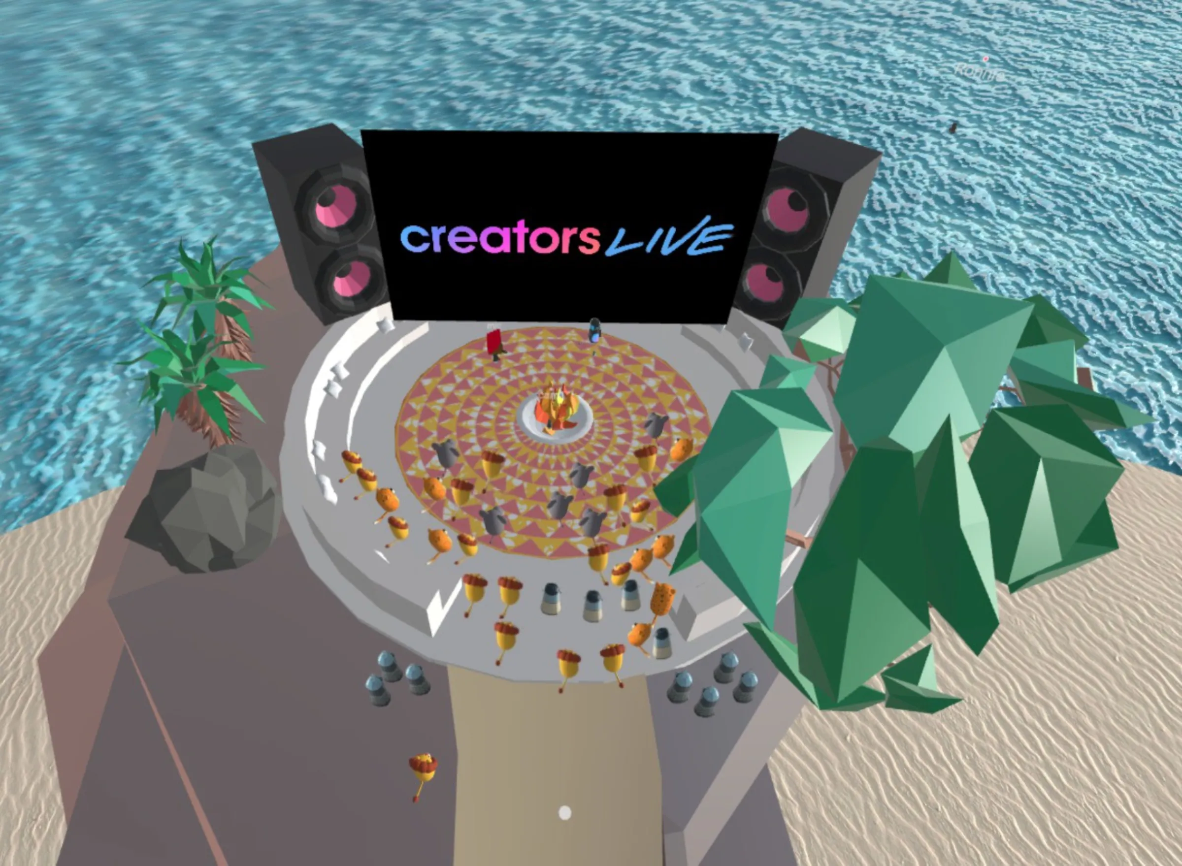 A concert in Ubuntuland, Africa’s first metaverse marketplace.