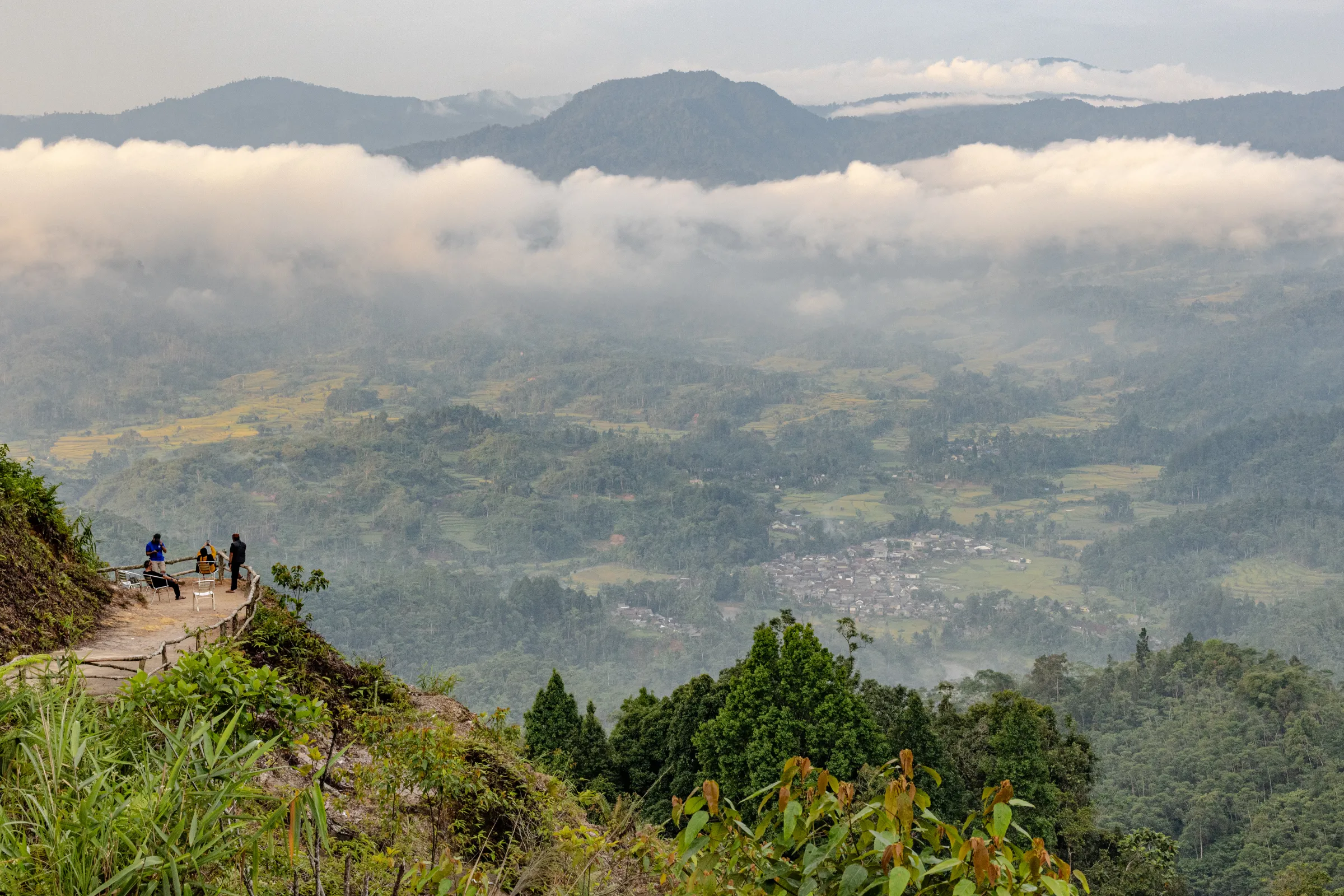A view of Citorek Kidul, part of the Citorek customary community (Kasepuhan Citorek), in Banten, Indonesia, July 14, 2025. Thomson Reuters Foundation/Yudha Baskoro