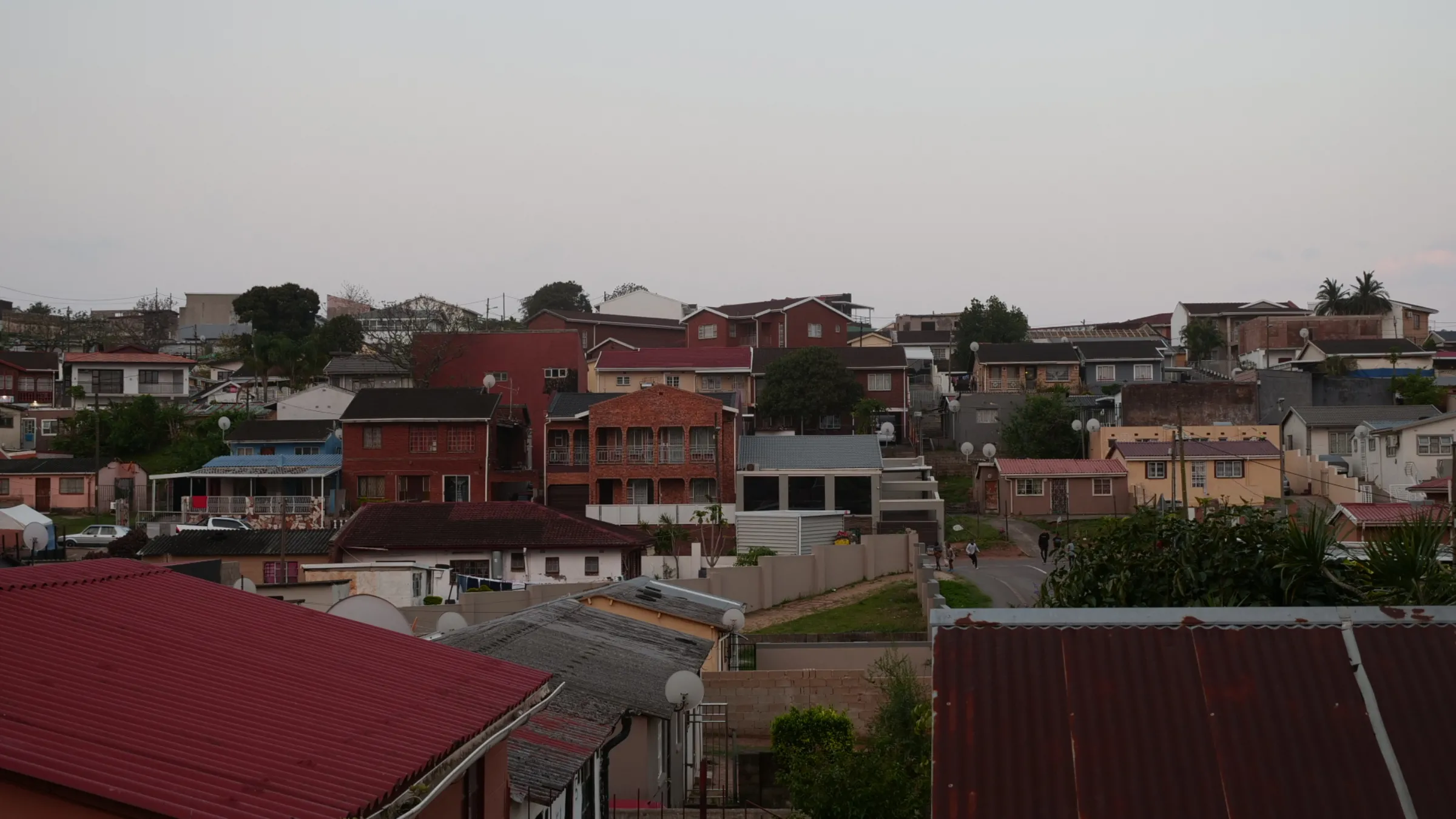 Houses in Chatsworth, a large township established in the 1950s to segregate the Indian population in Durban, South Africa.