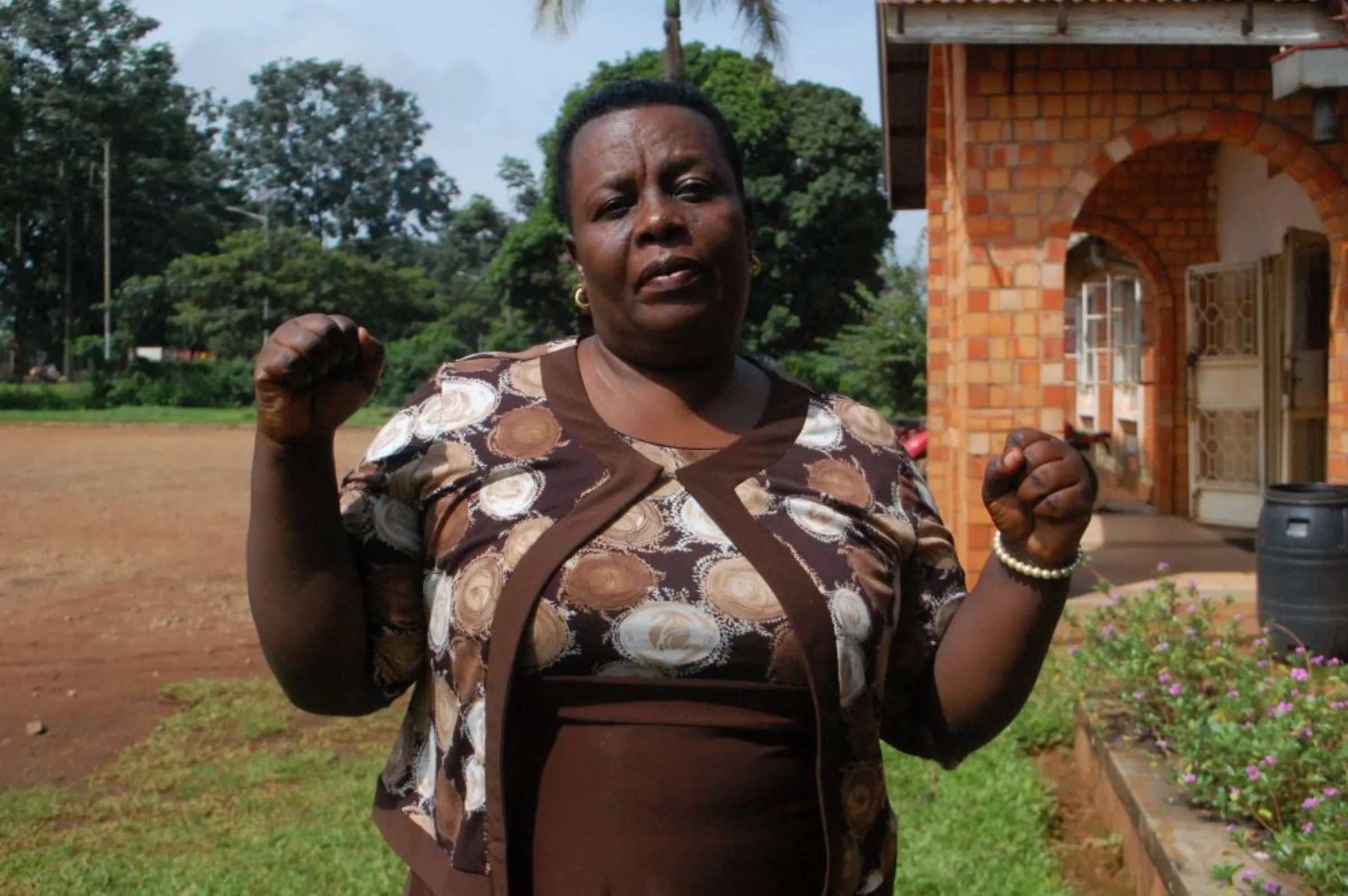 NGO head Beatrice Rukayanga poses for a photo in Hoima, Uganda, December 1 2022