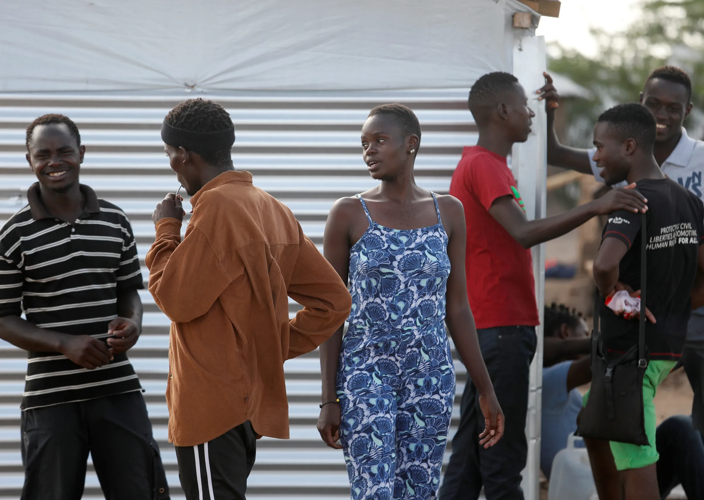 Members of the LGBT community are seen at the Kakuma refugee camp, in Turkana county, northwest of Nairobi, Kenya February 22, 2020. REUTERS/Goran Tomasevic