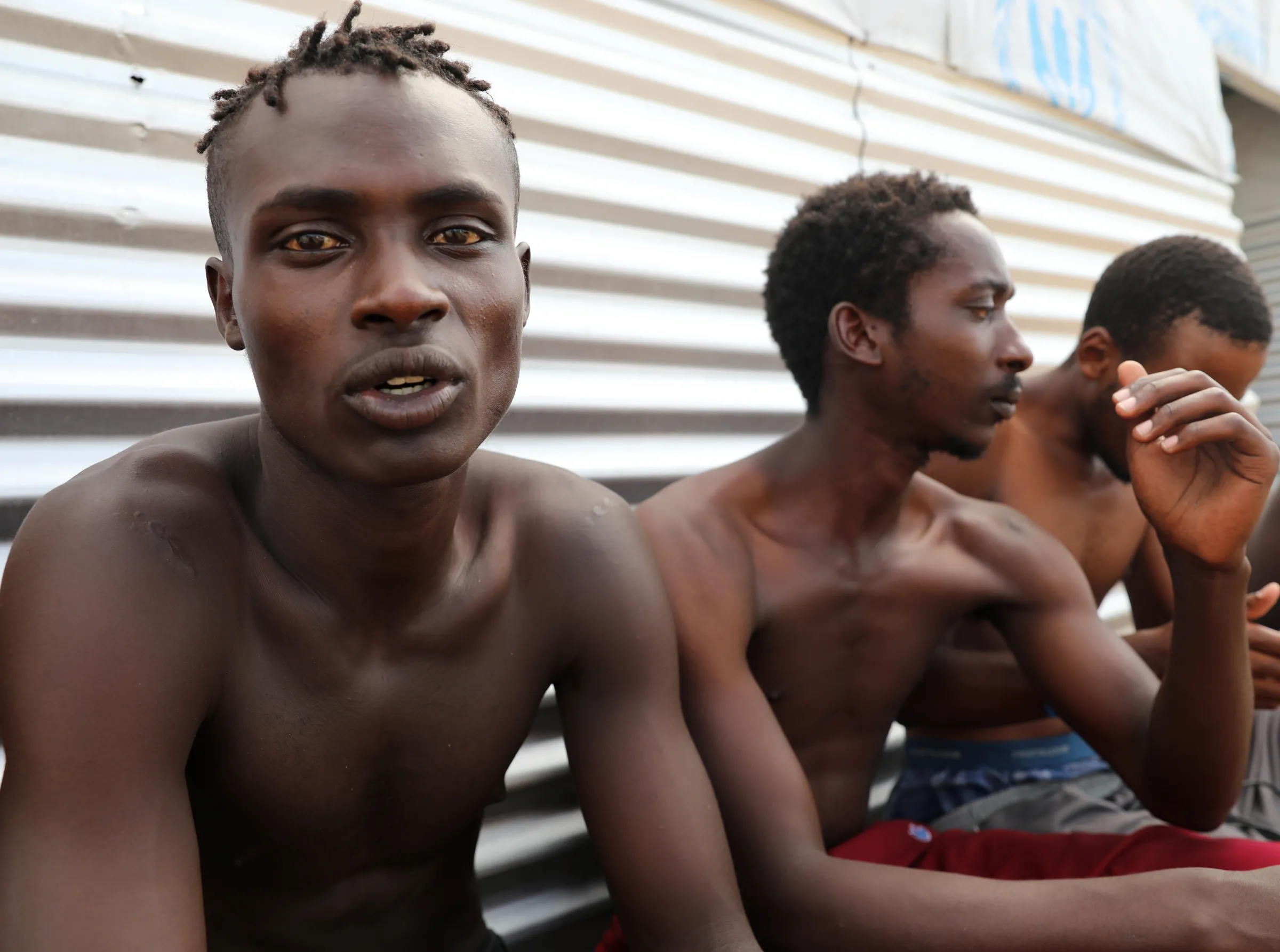 Members of the lesbian, gay, bisexual and transgender (LGBT) community are seen at the Kakuma refugee camp, in Turkana county, northwest of Nairobi, Kenya February 22, 2020. Picture taken February 22, 2020. REUTERS/Goran Tomasevic