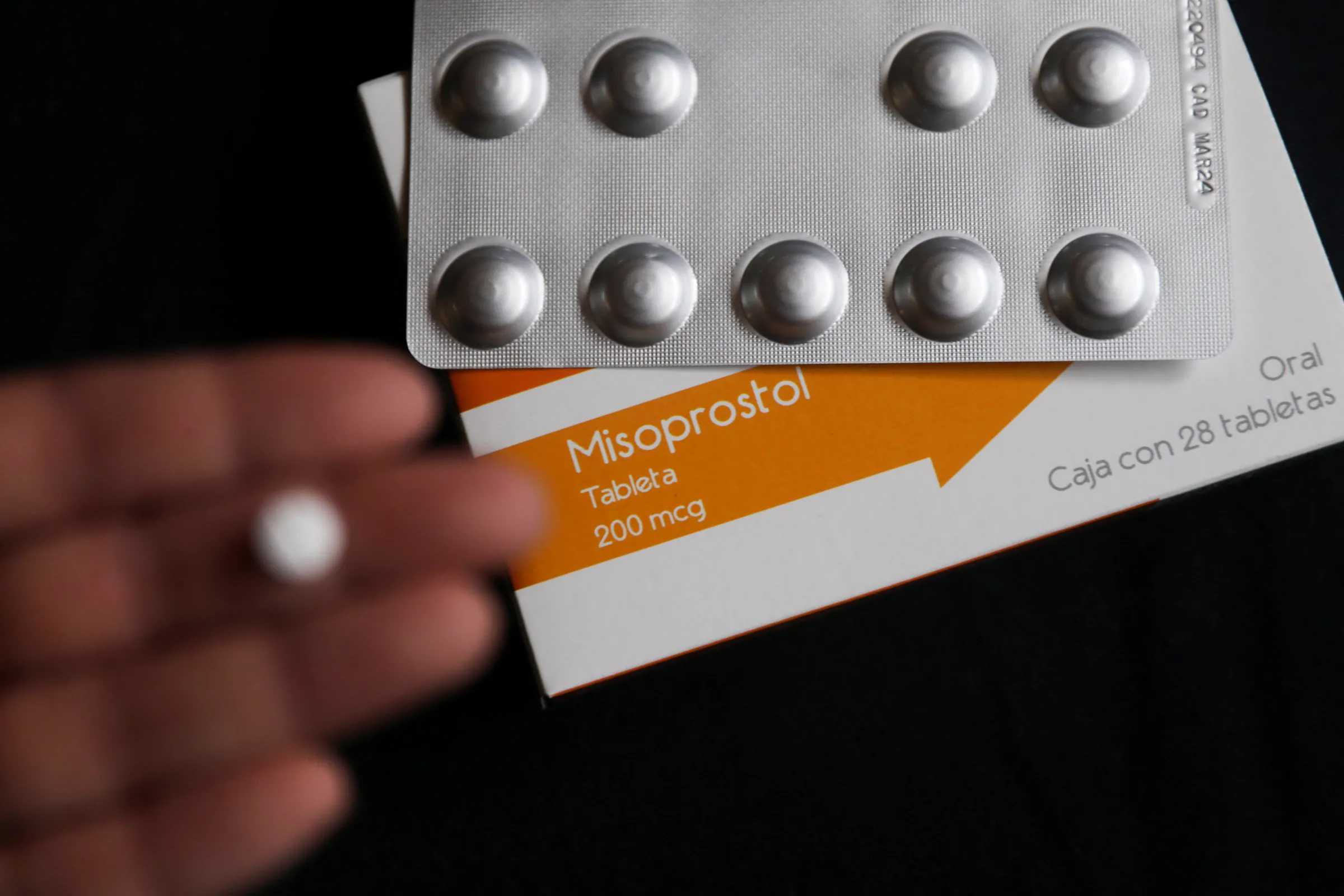 A box of Misoprostol, used to terminate early pregnancies, is pictured