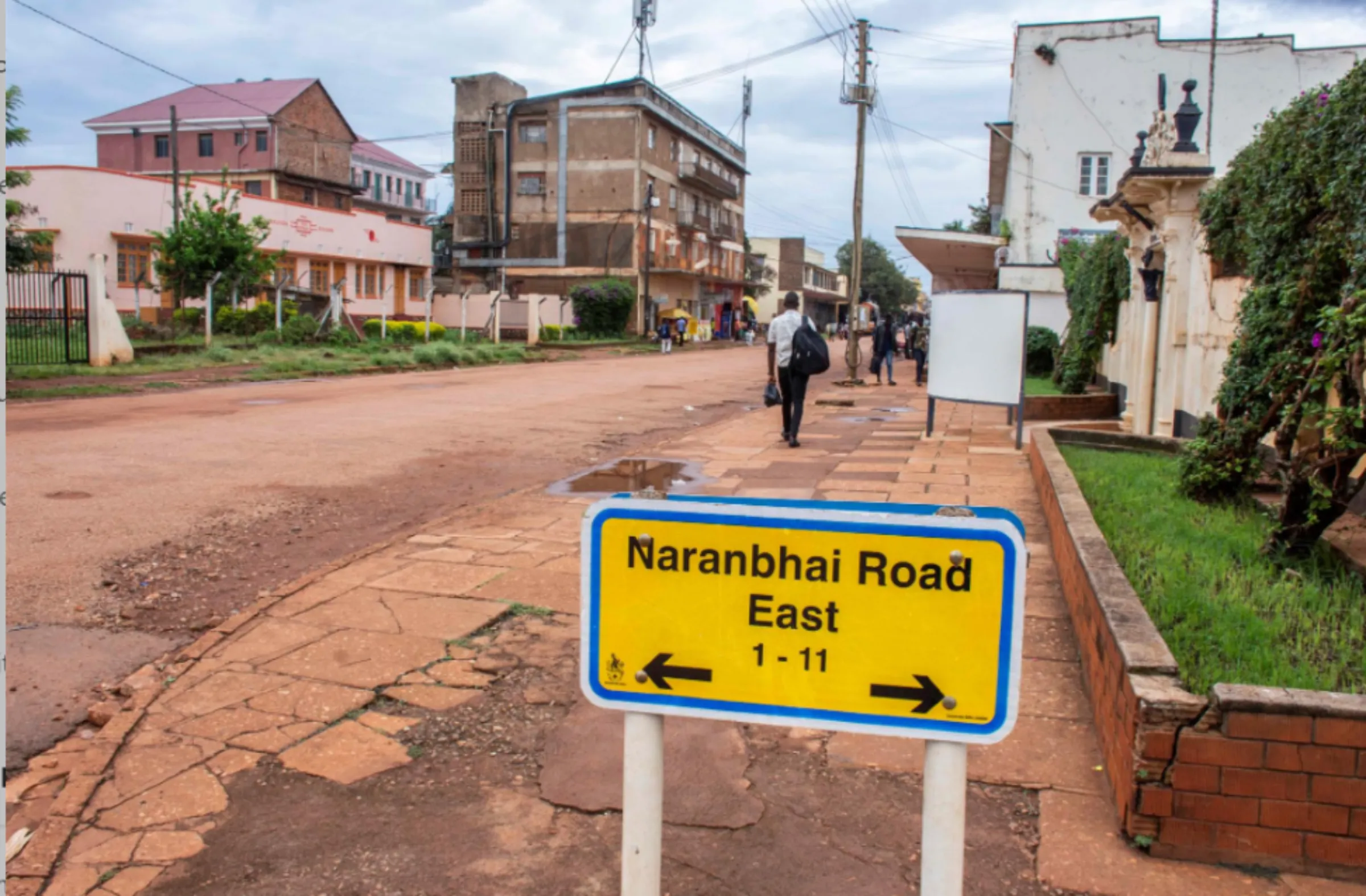 A road is pictured in Jinja District, Uganda, October 1, 2022