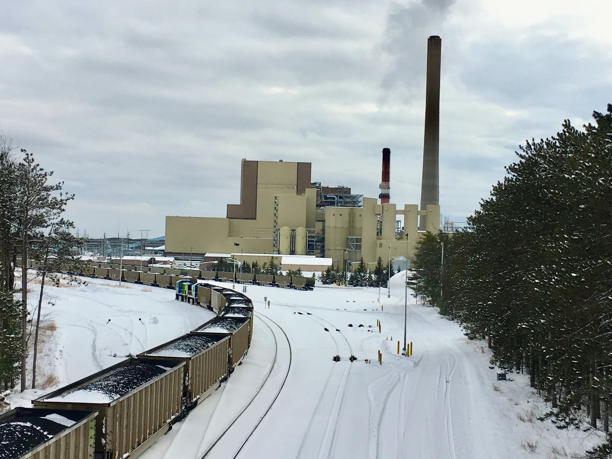 The JH Campbell coal-fired power plant in West Olive, Michigan, in January 2024. Michigan Sierra Club/Handout via Thomson Reuters Foundation