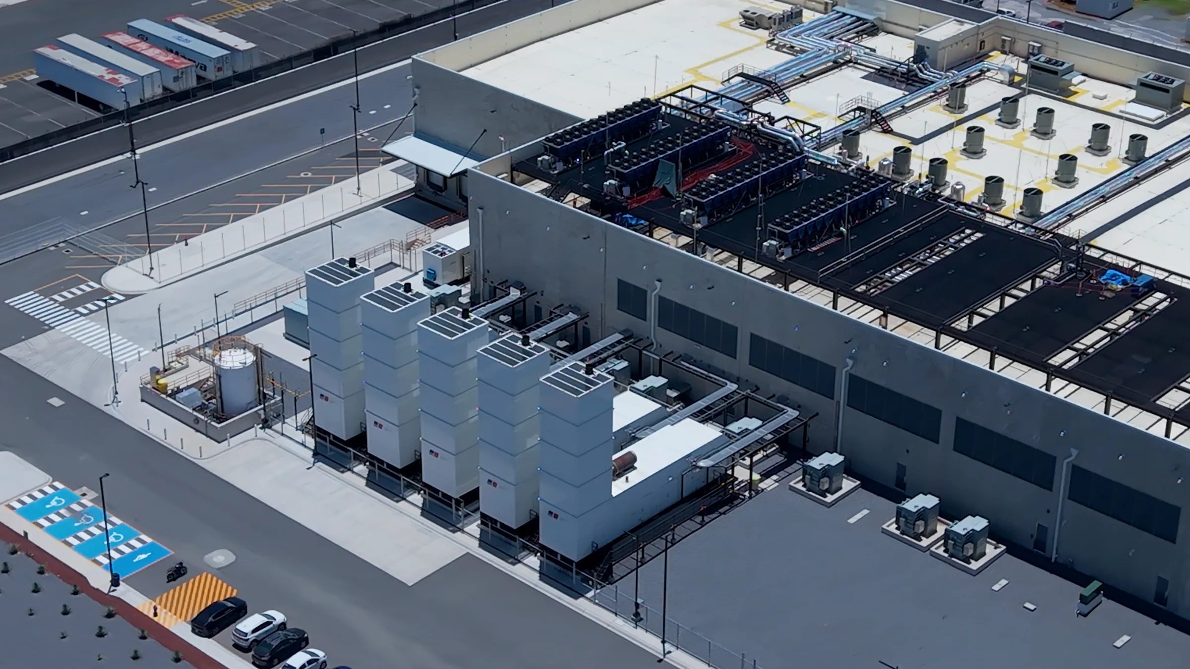 Close-up of a data centre in Querétaro, Mexico. July 25, 2025. Thomson Reuters Foundation/Miguel Tovar