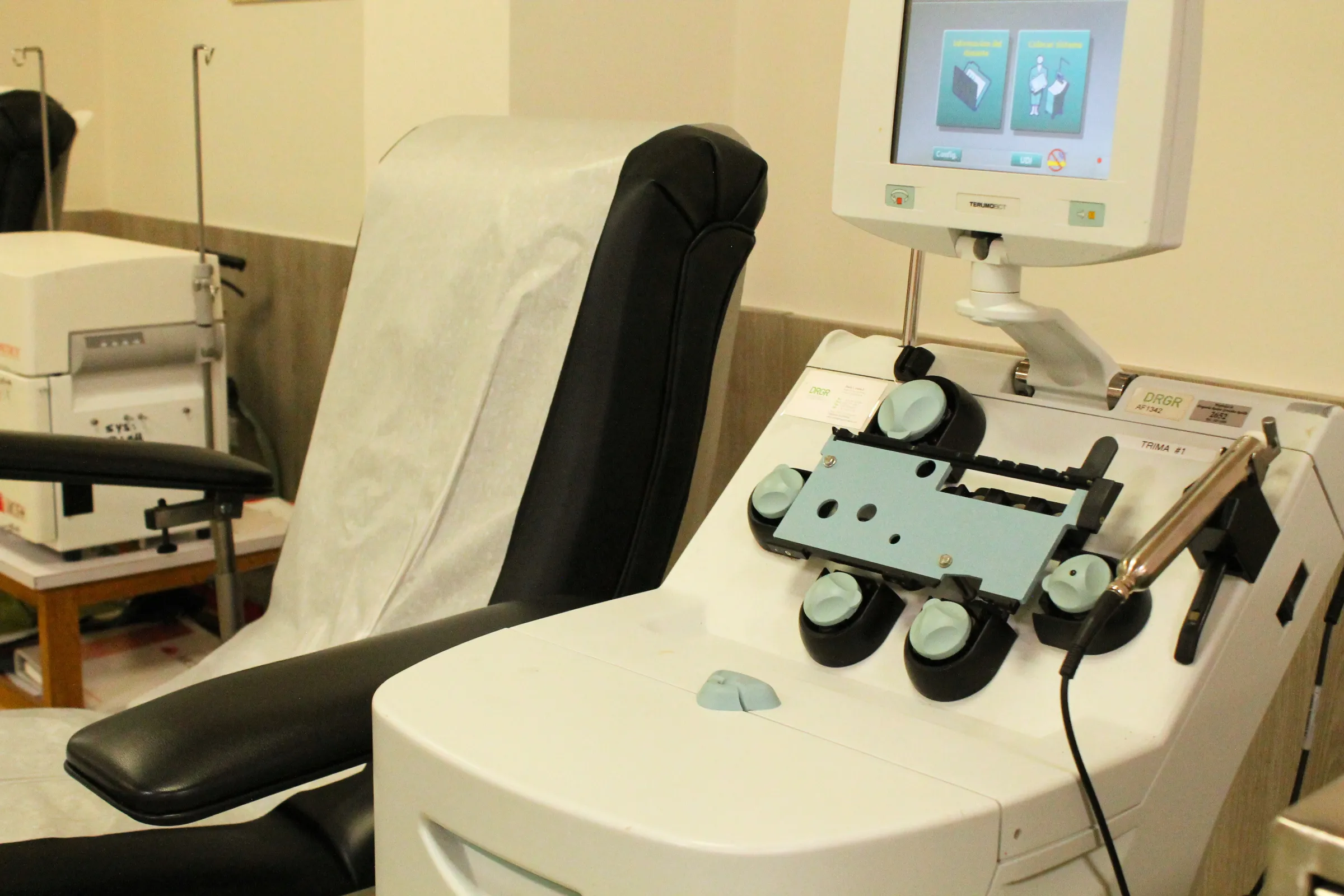 An empty bed at a blood donation center operated by Fundación Dona Vida in Panama City, Panama, on December 1, 2025. Thomson Reuters Foundation/Enrique Anarte