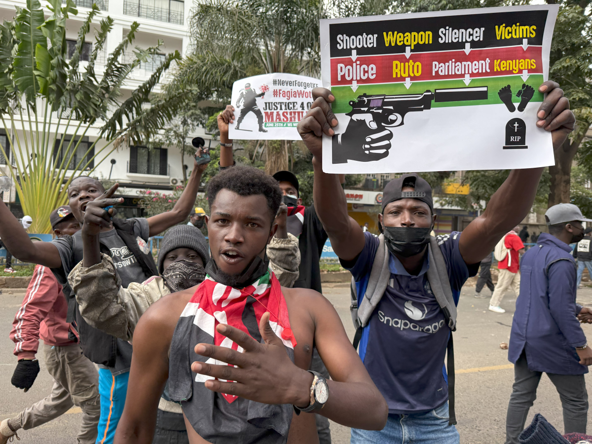 Kenya's Gen Z risk death to protest economy, police killings