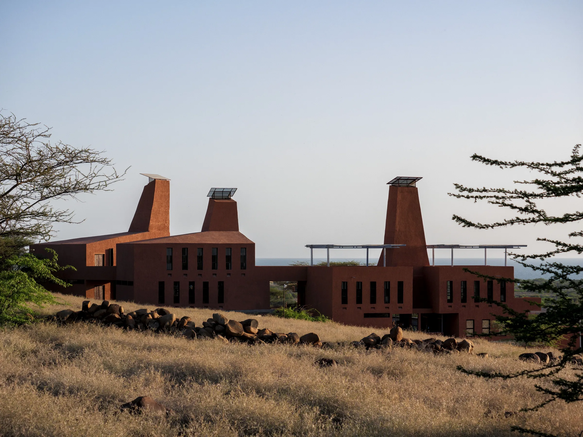 The Startup Lions Campus in Turkana, northwest Kenya, is inspired by termite mounds. Kéré Architecture/Handout via Thomson Reuters Foundation