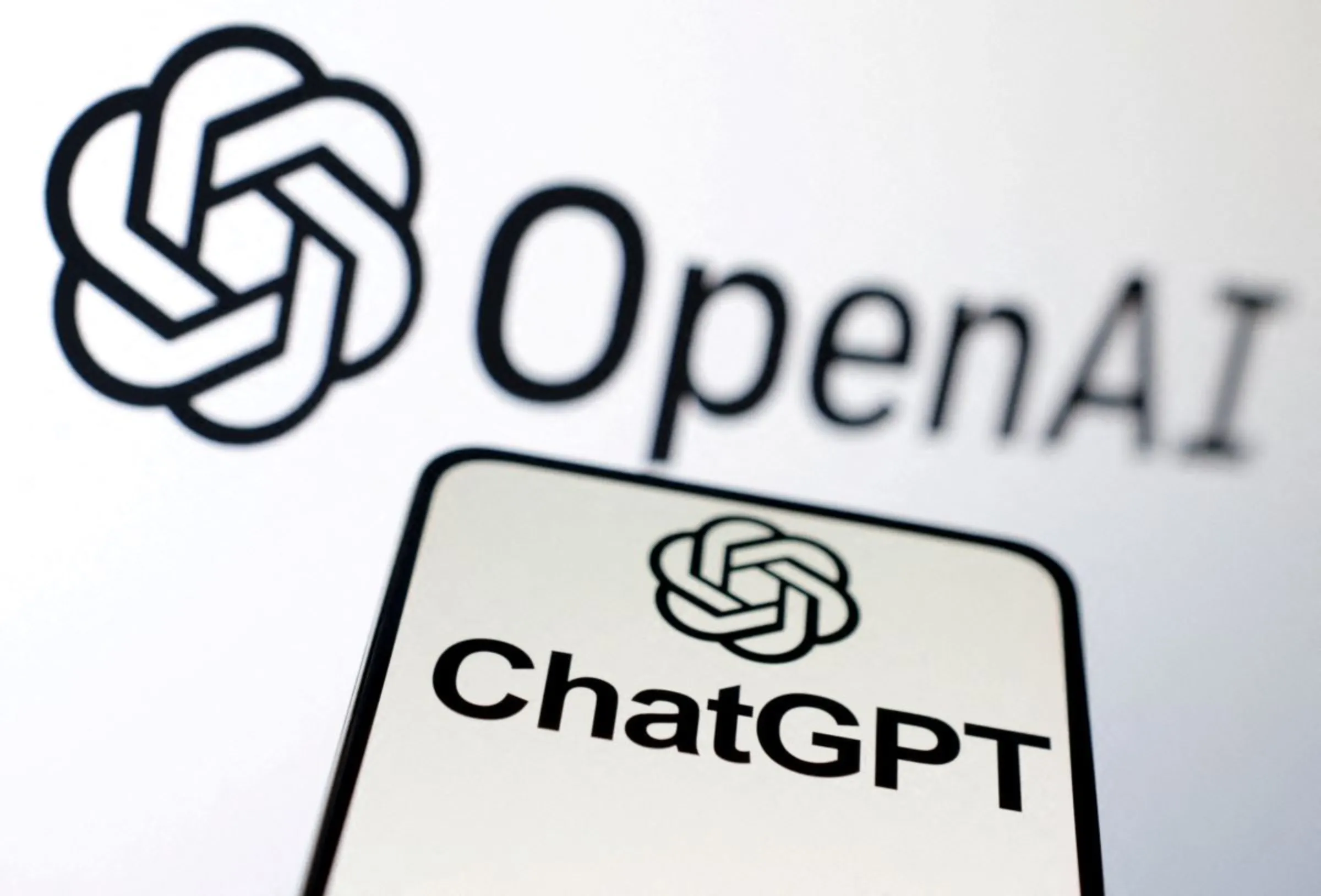 OpenAI and ChatGPT logos are seen in this illustration taken, February 3, 2023. REUTERS/Dado Ruvic/Illustration