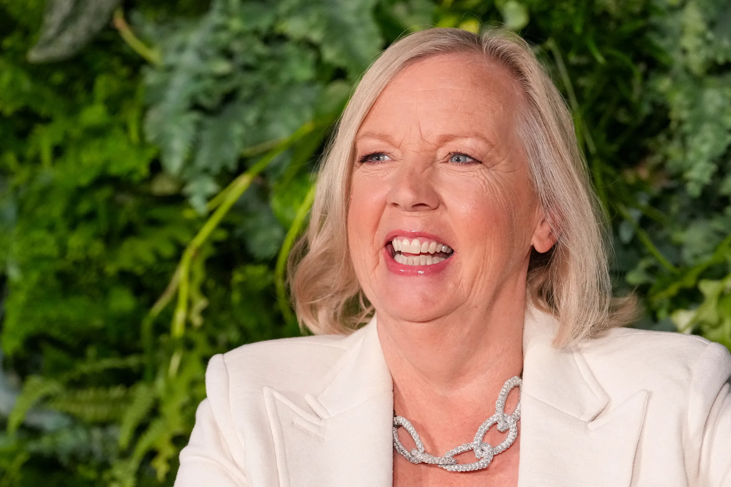 Deborah Meaden, businesswoman, and a dragon personality in 'Dragons' Den' TV show, speaks in London, Britain October 4, 2022. REUTERS/Maja Smiejkowska