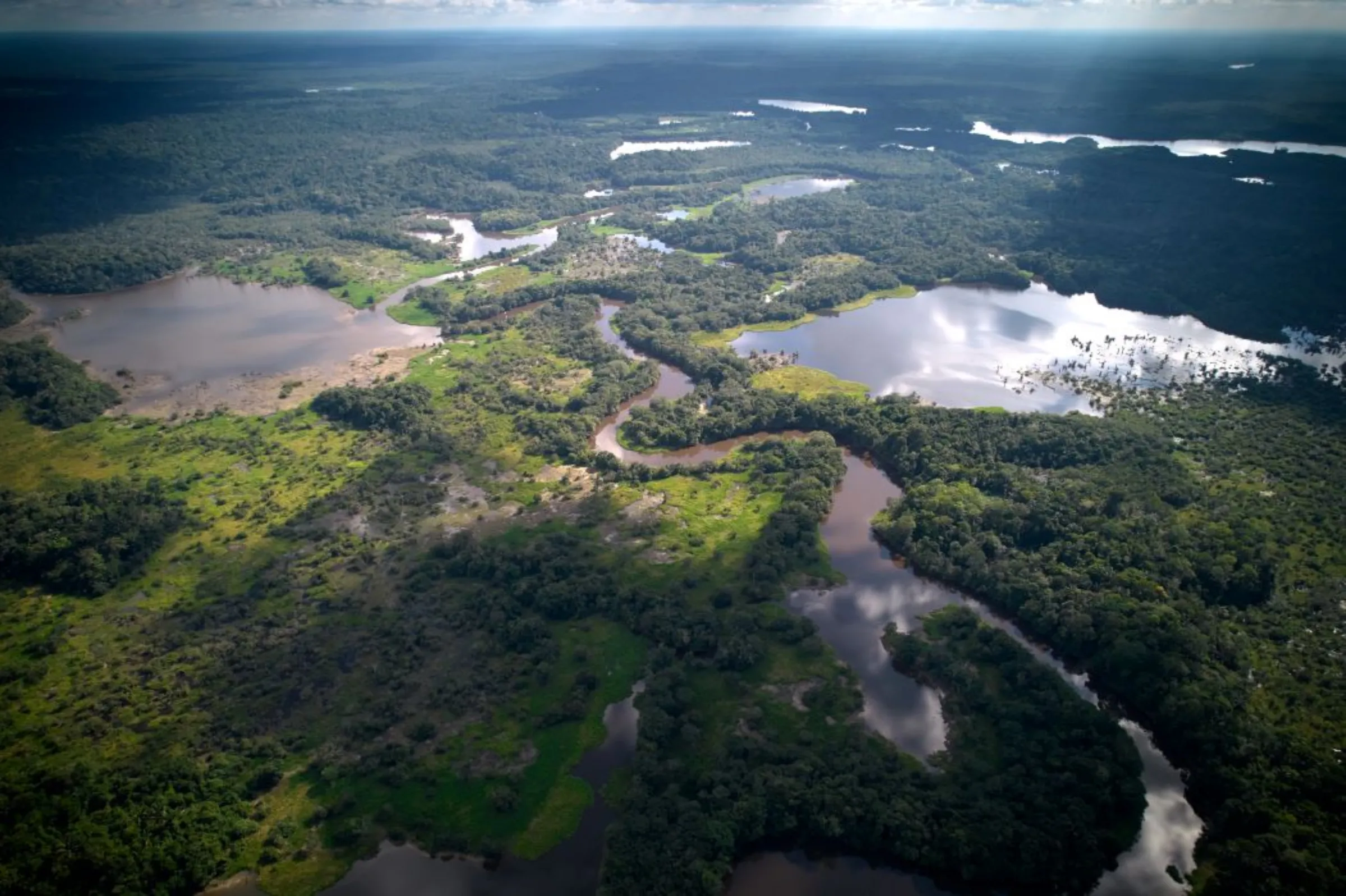 The ancestral heartland of the Siekopai people located along the Lagartococha River in Ecuador's Amazon rainforest