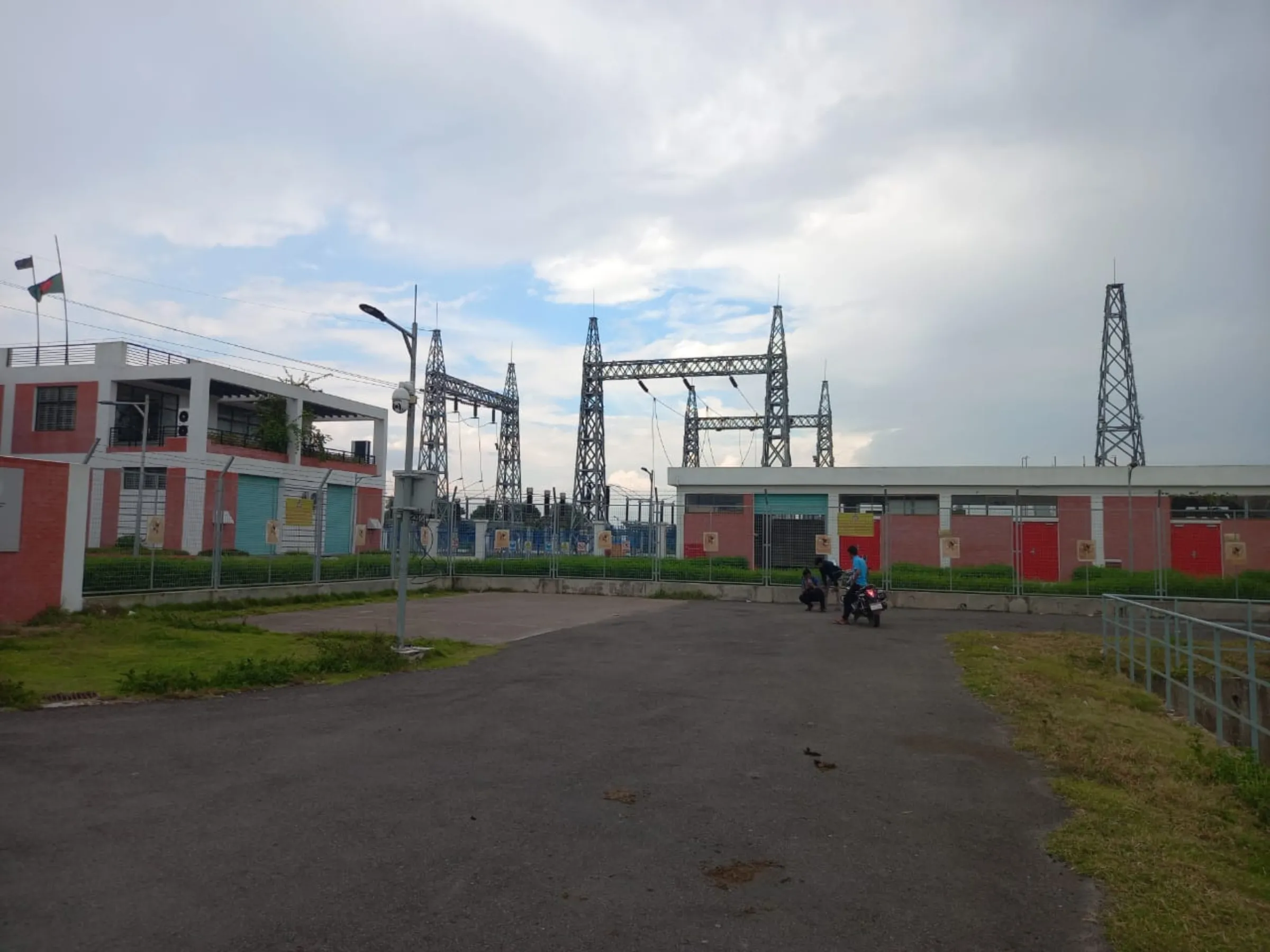 Power pylons are seen in Bangladesh's national grid