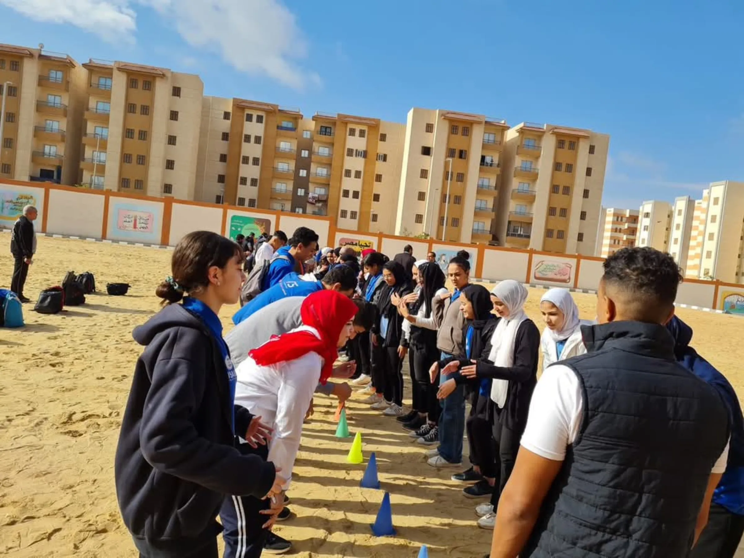 Students at  Elsewedy International School for Applied Technology and Software, New October City, Giza. Ministry of Education and Technical Education/Handout via Thomson Reuters Foundation