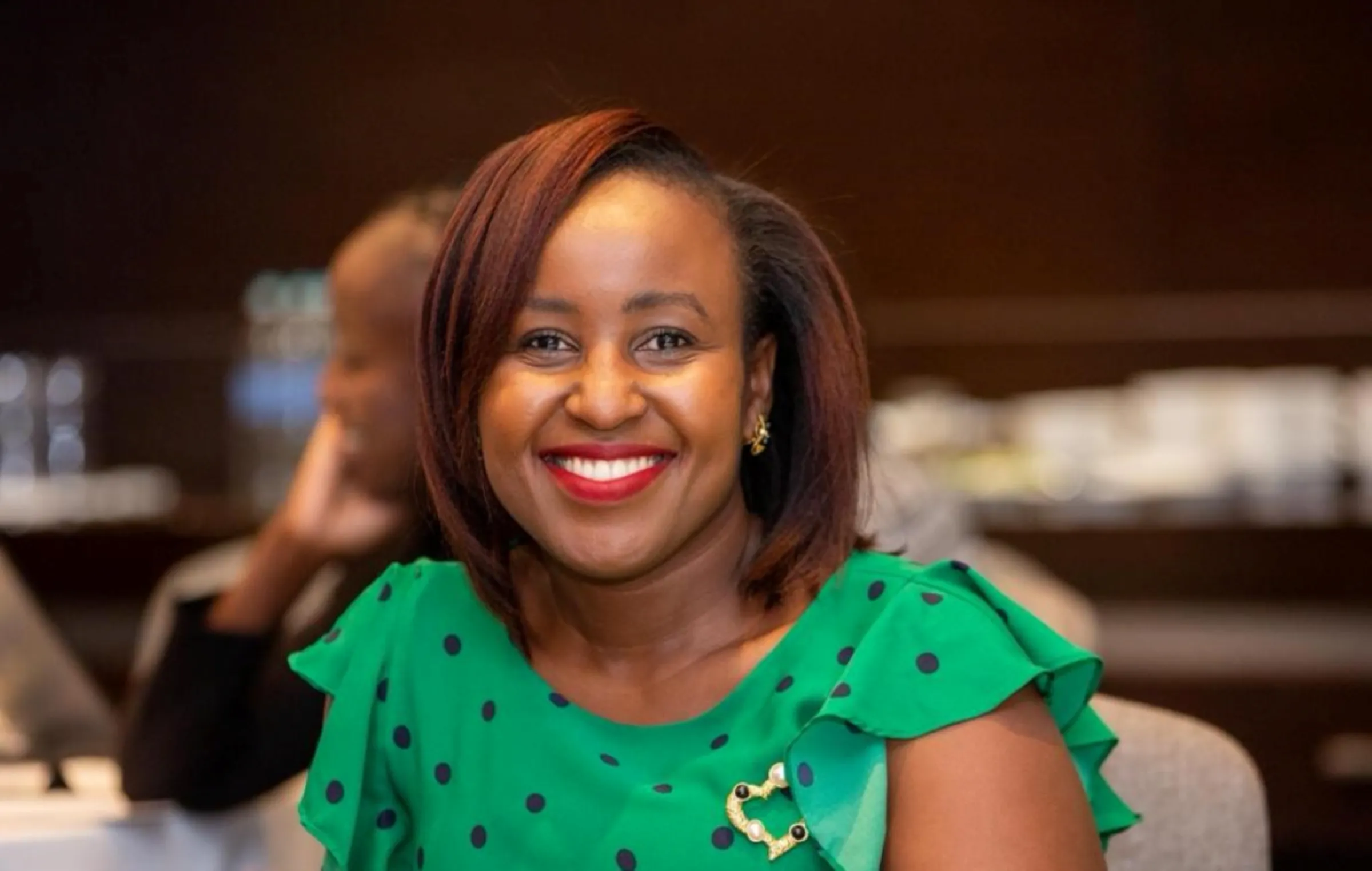 Kenyan Faith Nkatha Gitonga, 39, a digital transformation specialist smiles for a photo in this undated handout photo. Faith Nkatha Gitonga/Handout via Thomson Reuters Foundation