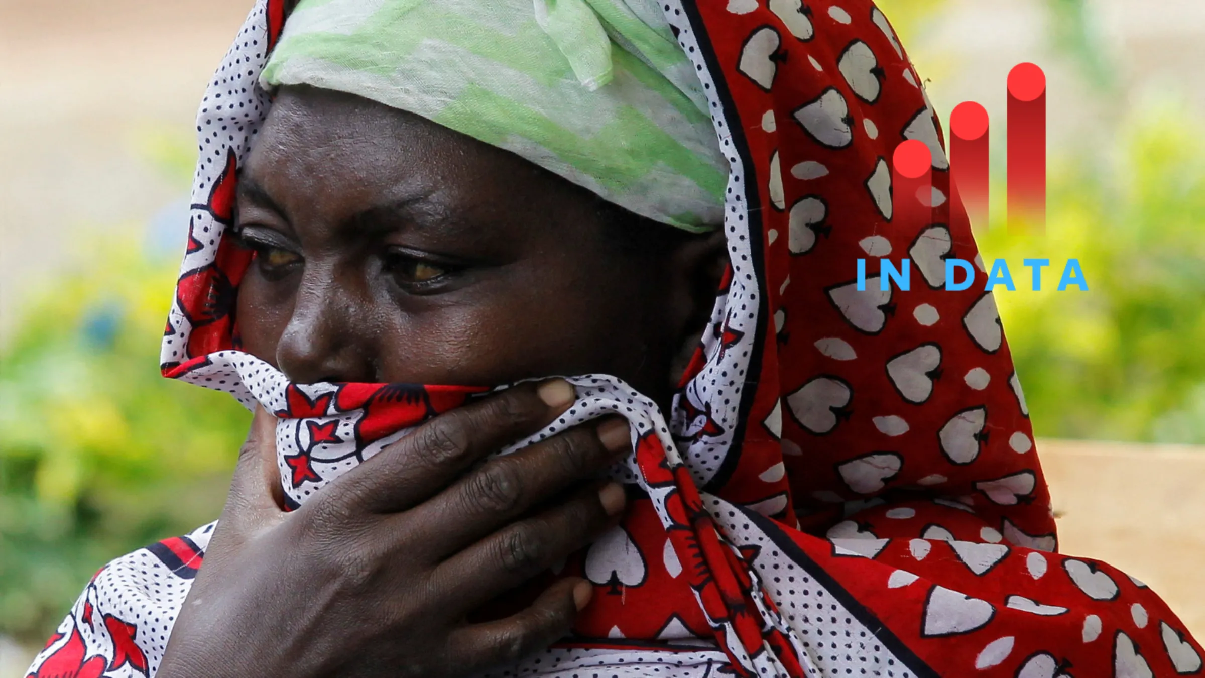 A woman reacts as members of the Kenya Defence Forces (KDF) search for the bodies of missing people after flash floods in Kamuchiri village of Mai Mahiu, Nakuru County, Kenya May 1, 2024. REUTERS/Monicah Mwangi