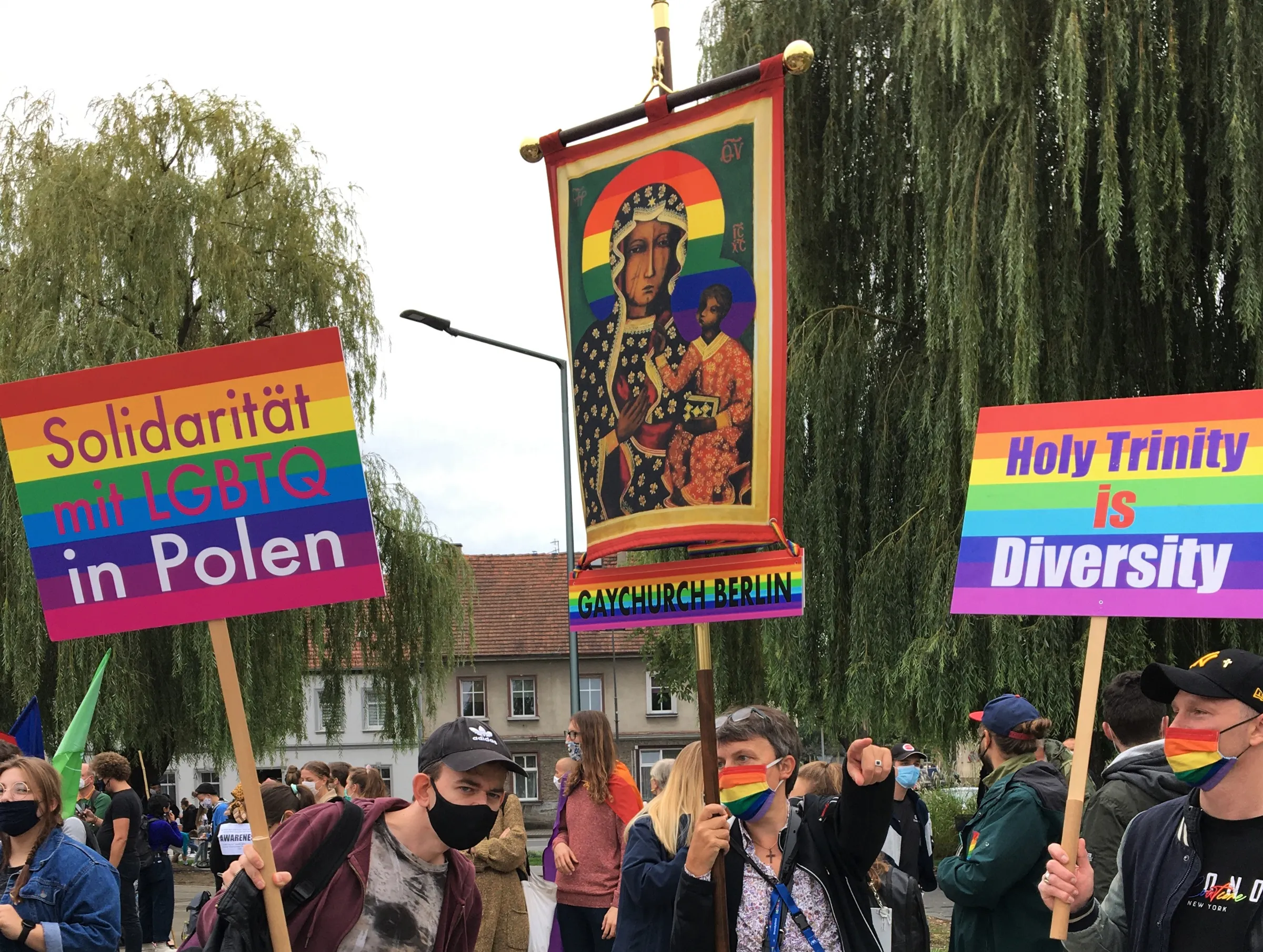 Frankfurt (Oder) in Germany and Poland’s Slubice celebrated their first ever joint Pride on Saturday 5th September. September 5, 2020