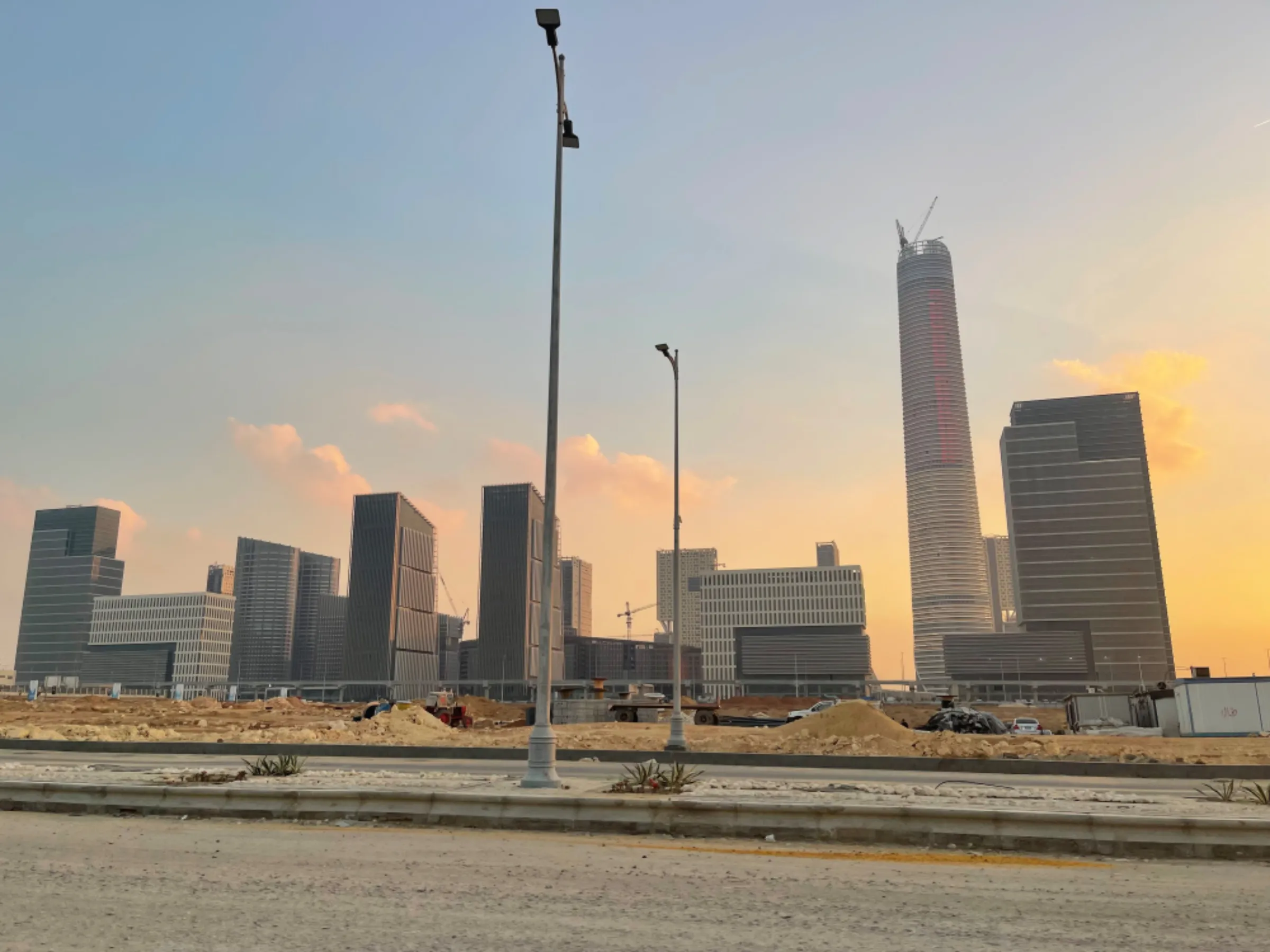 A view of buildings in the New Administrative Capital, which will house government ministries, financial institutions and foreign embassies, about 45 kilometres east of Cairo, Egypt. December 5, 2022