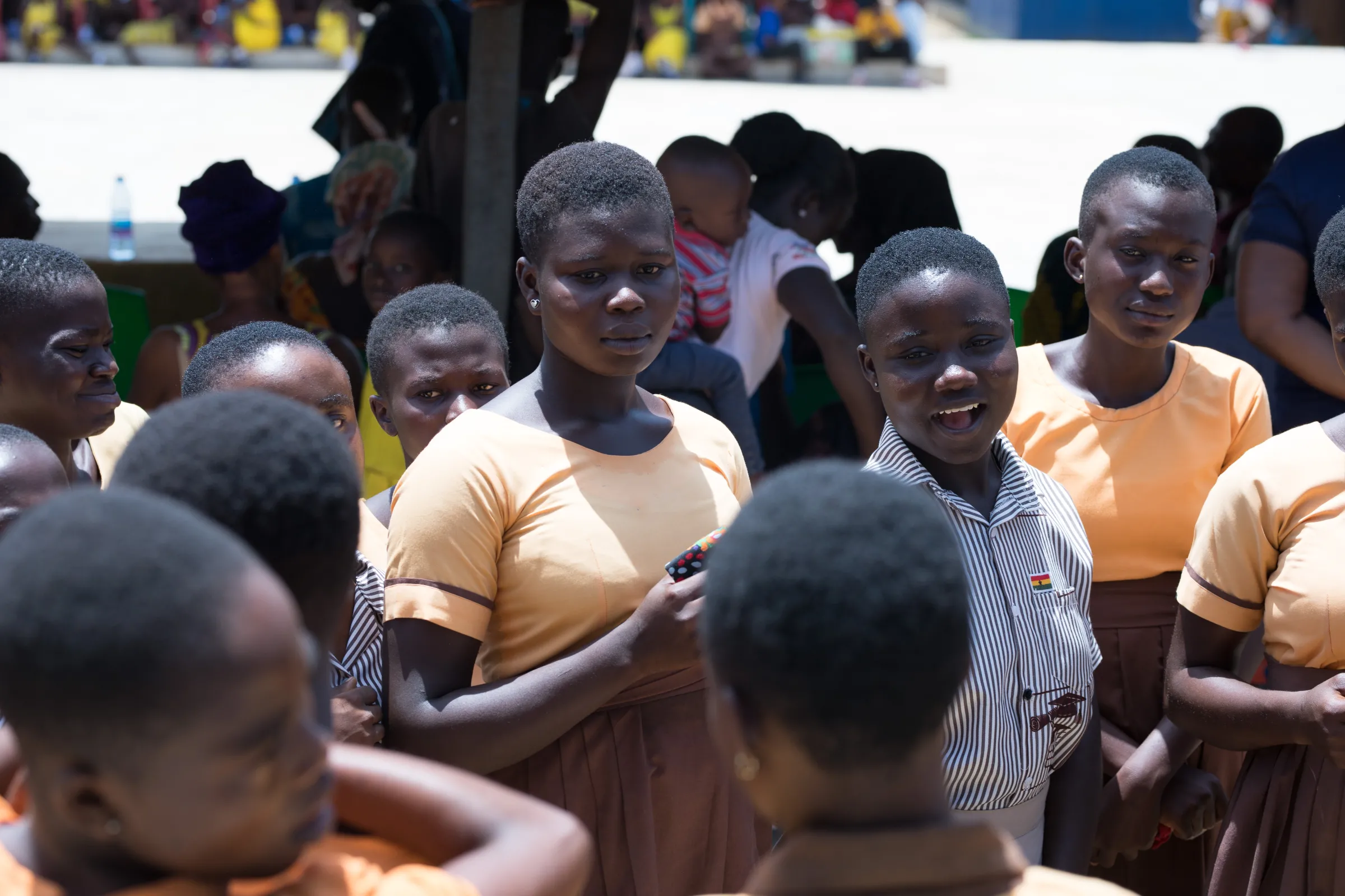 Ghanaian junior high student Juliet Opoku