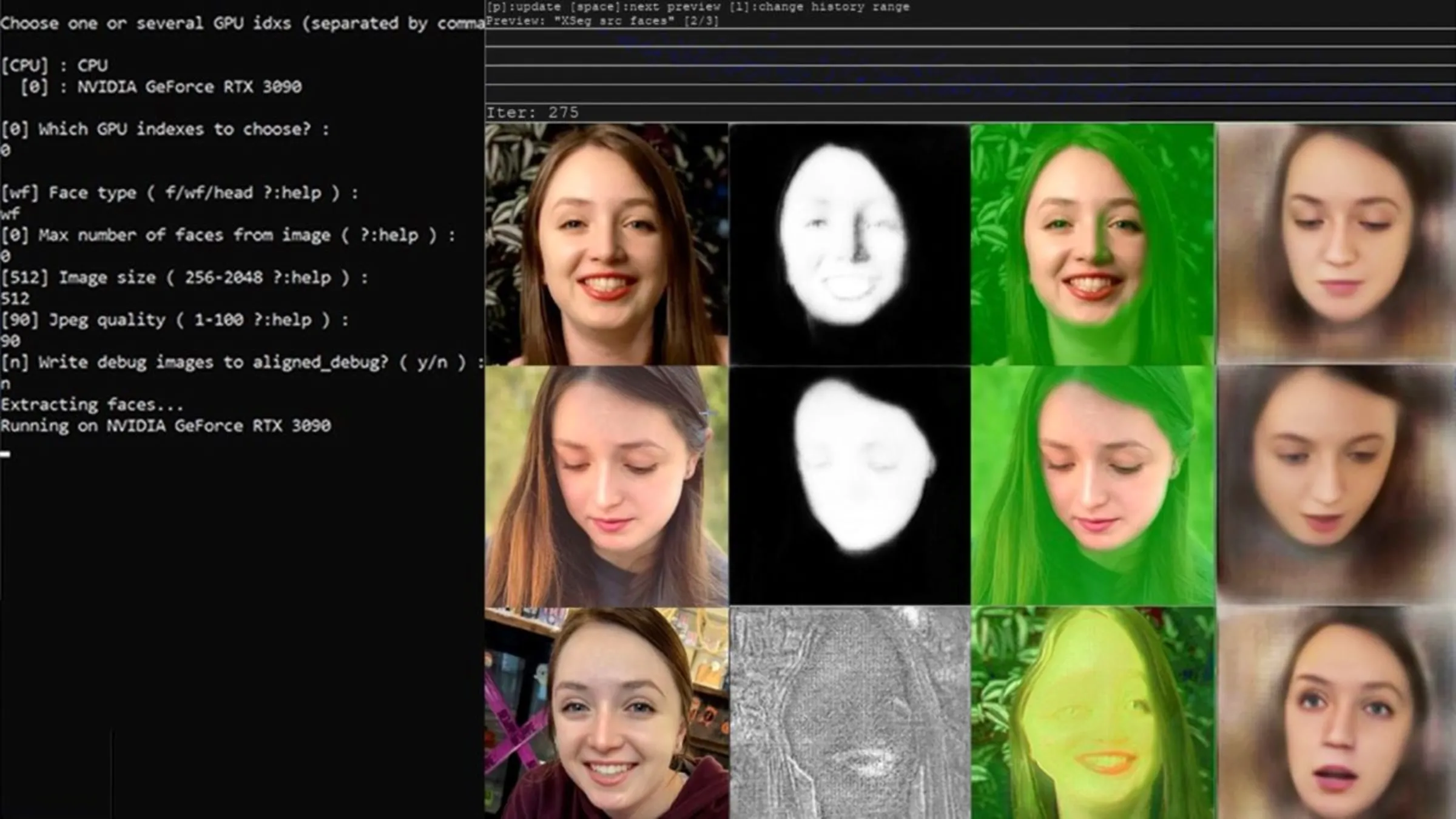 A still from the film Another Body about deepfake porn illustrates the use of AI technology to create a deepfake. WILLA/Handout via Thomson Reuters Foundation
