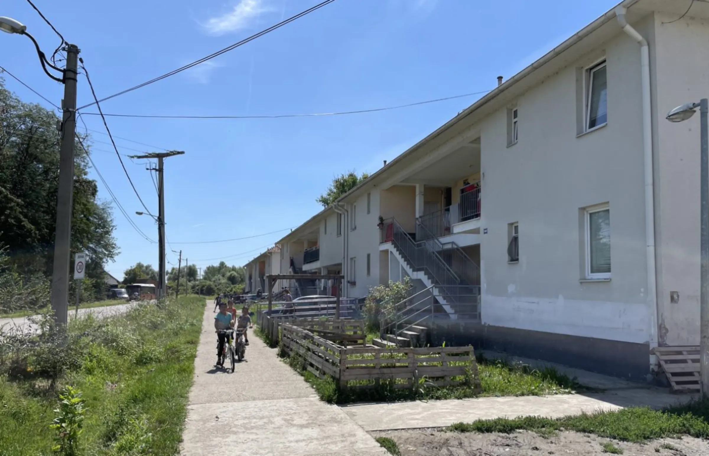 Jabučki Rit, a settlement outside of Belgrade that is home to numerous Roma people. August 9 2023