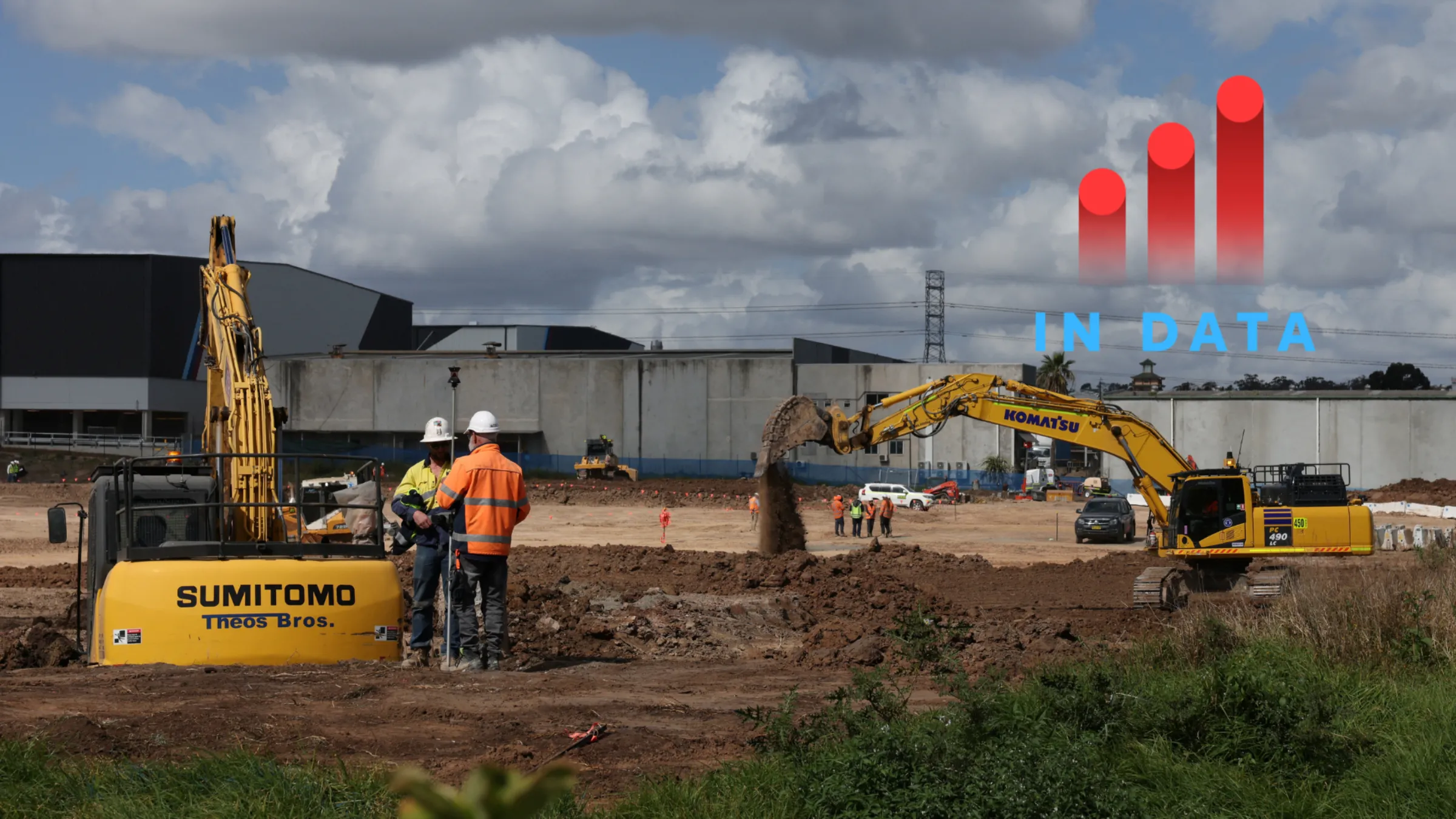 People work at a site of a new Amazon data centre that is under construction in western Sydney, Australia, September 5, 2025. REUTERS/Hollie Adam