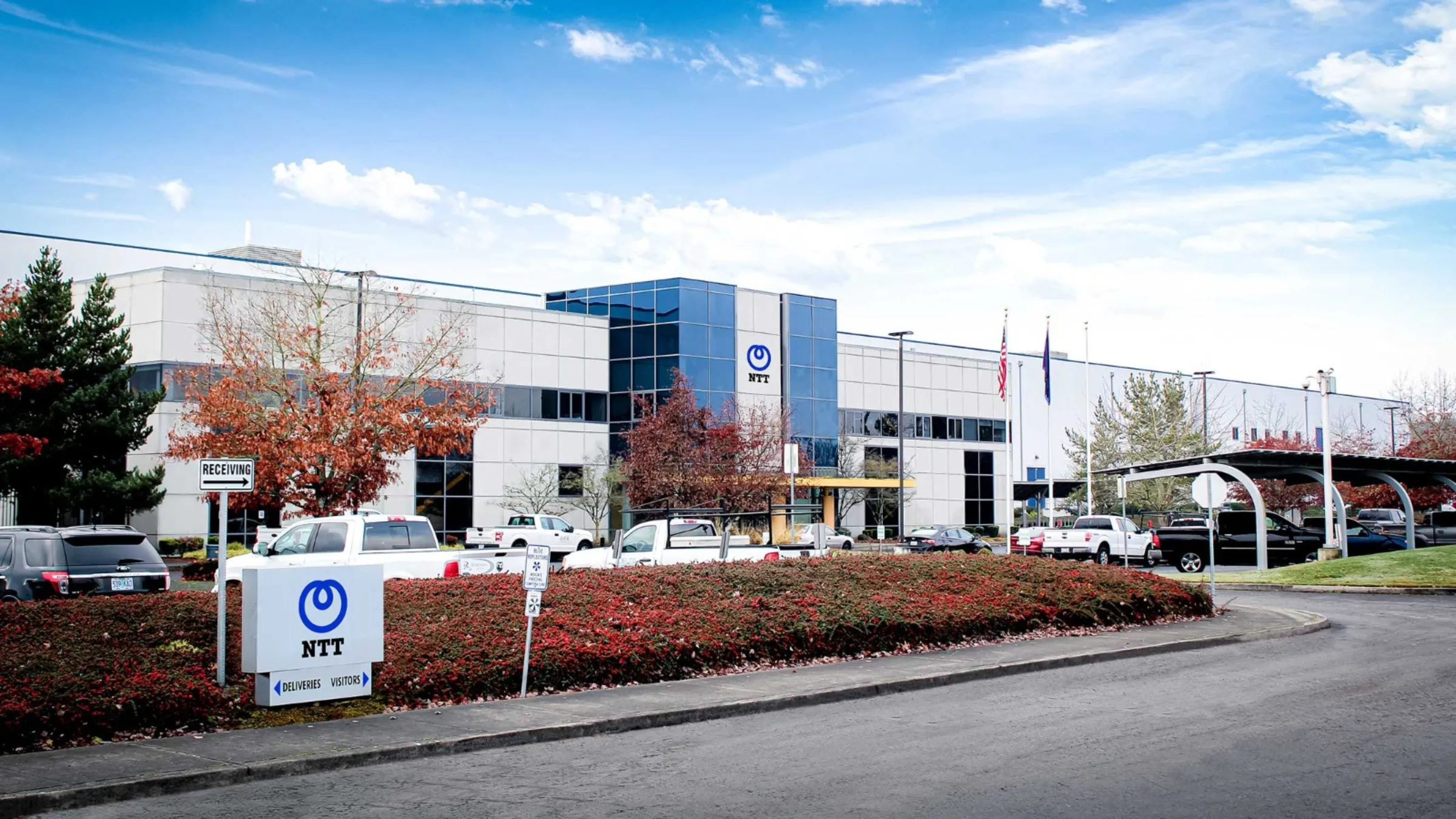 A data center in Hillsboro, Oregon, seen in March 2021