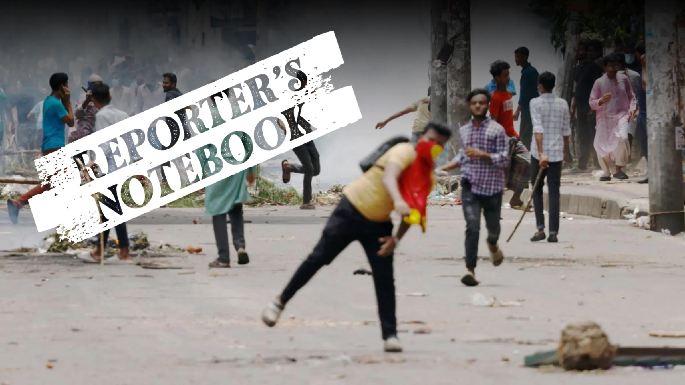 Protesters clash with Border Guard Bangladesh and the policeas violence erupts across the country after anti-quota protests by students, in Dhaka, Bangladesh, July 19, 2024. REUTERS/Mohammad Ponir Hossain