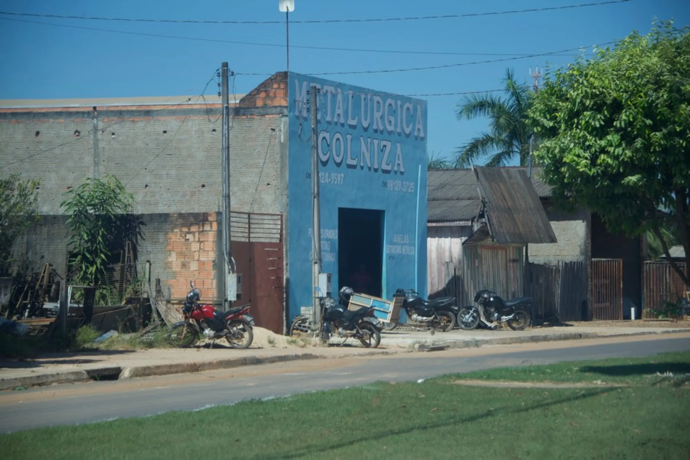 A local business in Colniza, a town in the state of Mato Grosso, Brazil May 31, 2022