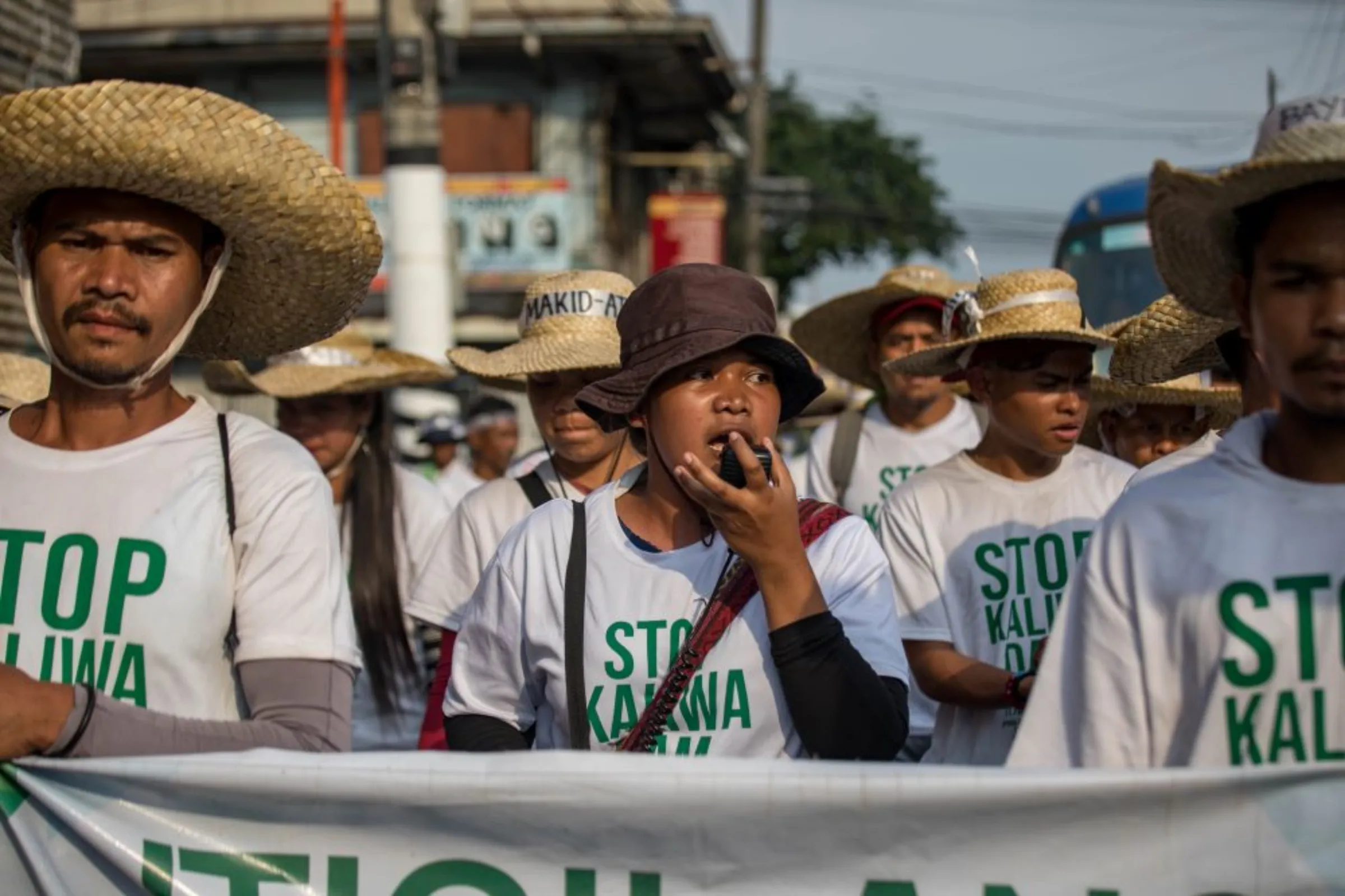 Three hundred Dumagat-Remontado indigenous peoples begin their nine-day protest walk against Kaliwa Dam from General Nakar, Quezon to Manila on February 15, 2023