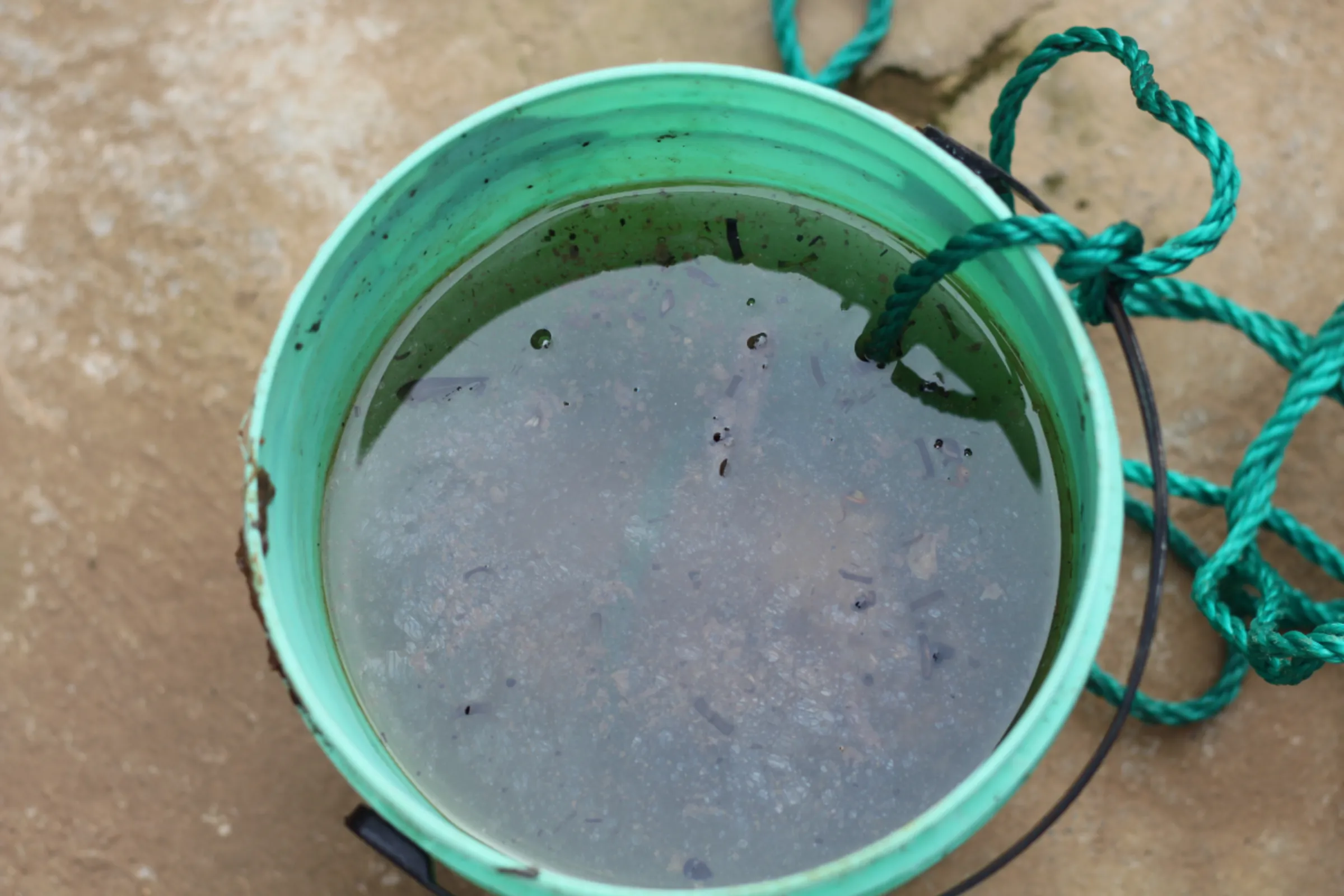 Water from the Lagos district of Baruwa, Nigeria on September 23, 2023