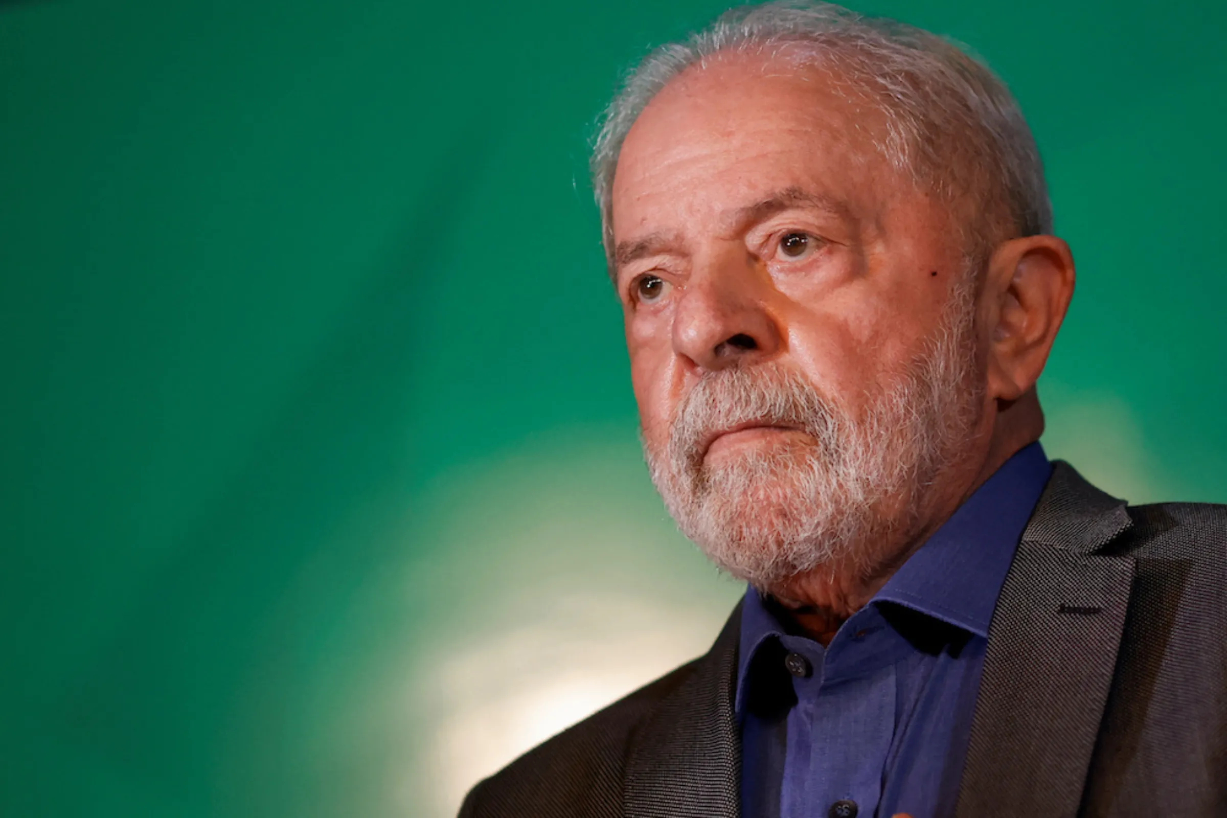 Brazil's President-elect Luiz Inacio Lula da Silva attends a news conference at the transition government building in Brasilia, Brazil December 9, 2022