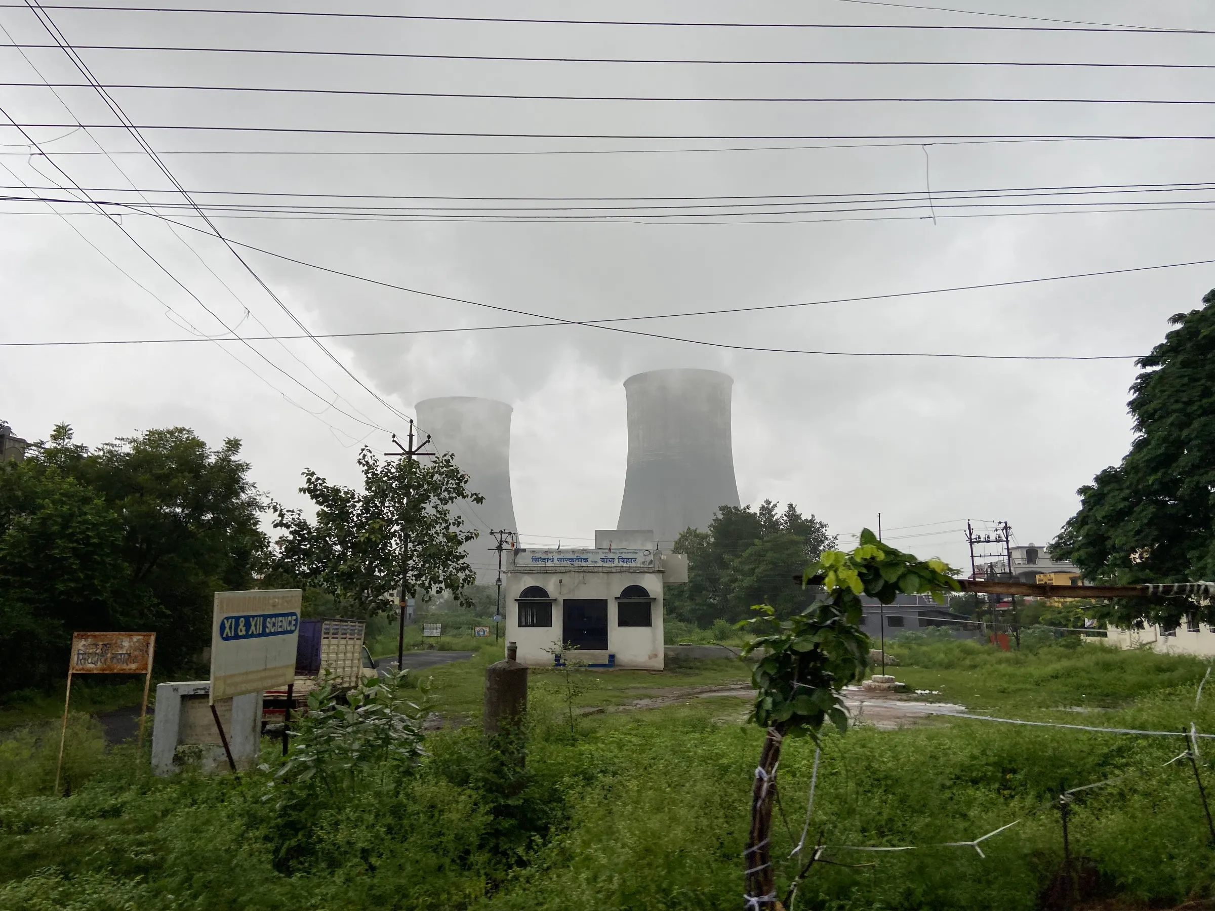 A view of the coal-fed Chandrapur Thermal Power Station in Chandrapur, India on August 18, 2021