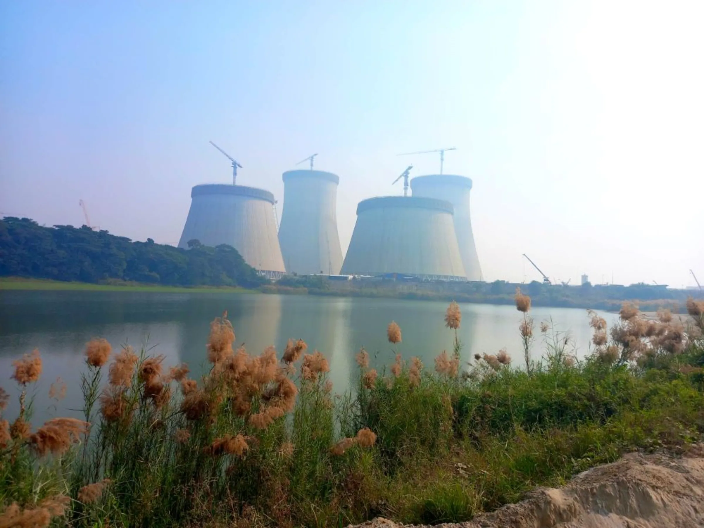 The Rooppur nuclear plant is being built at the bank of the Padma River, Pabna, Bangladesh, 15 December 2022